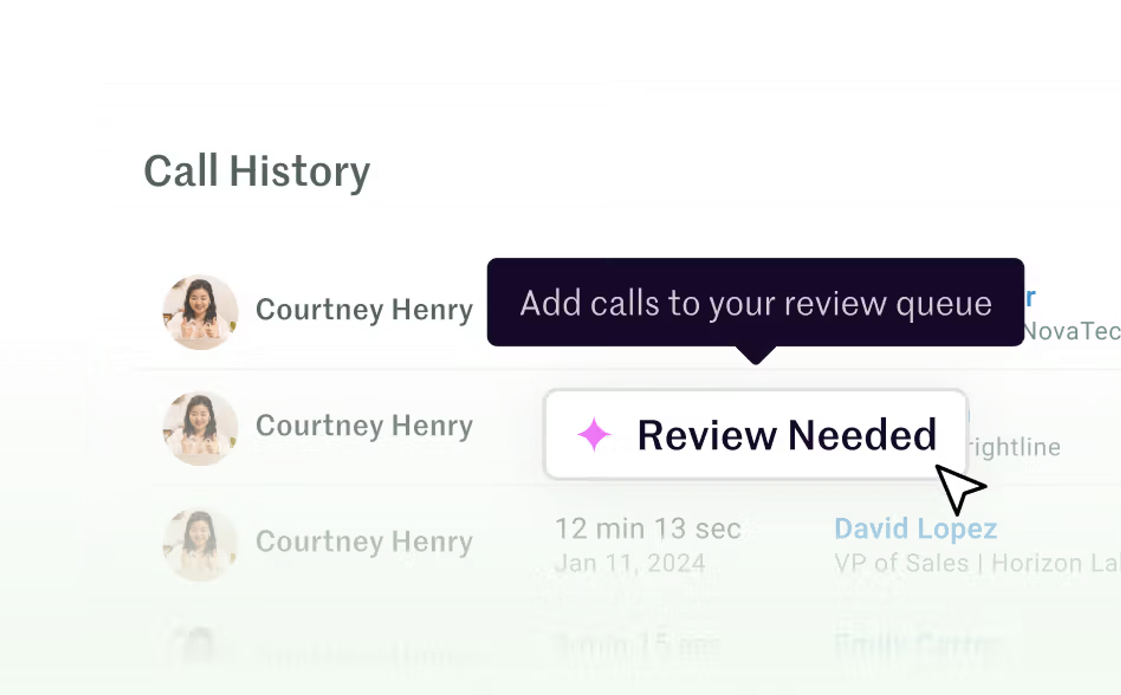 Call Review & Scoring