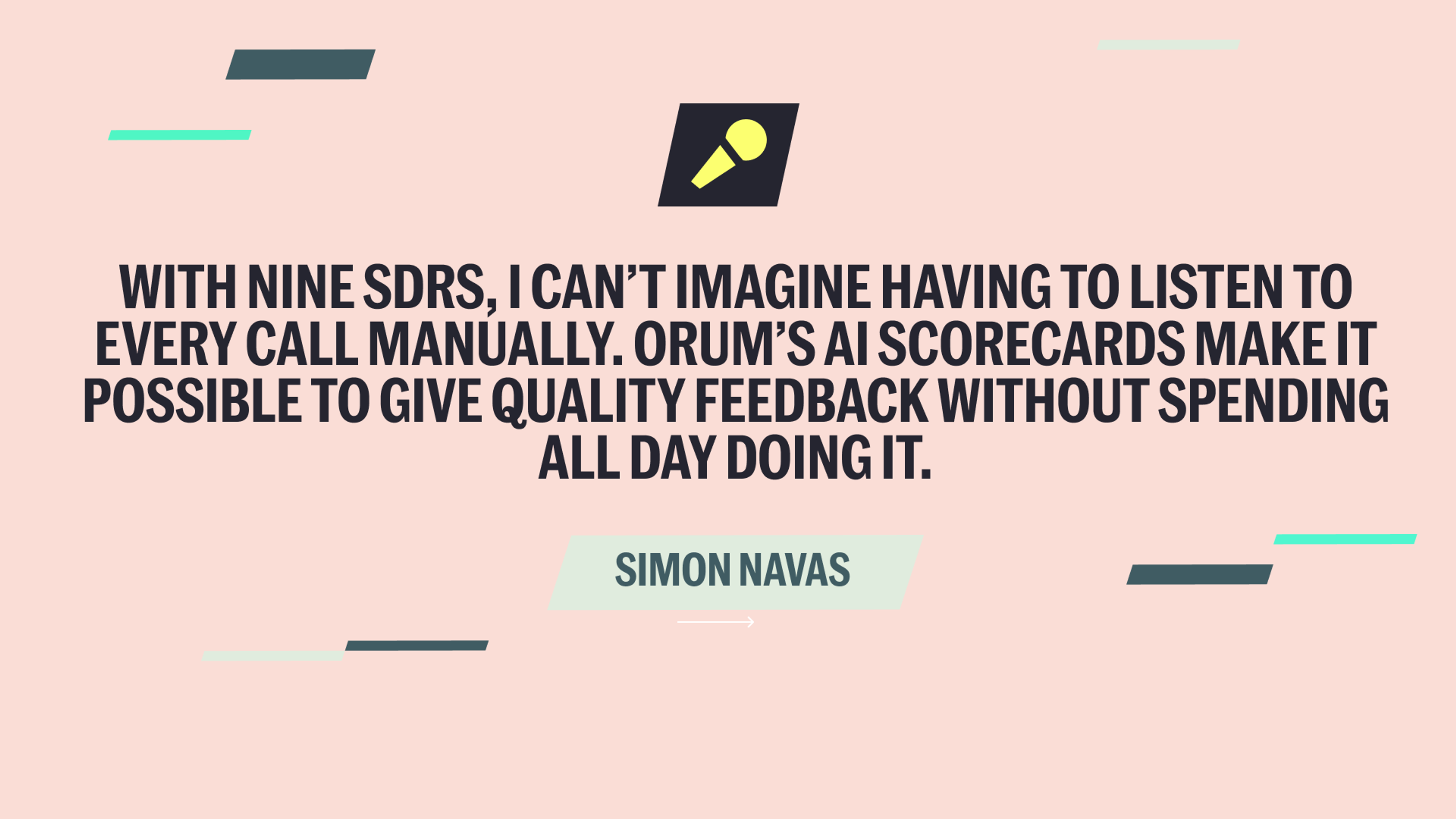 Simon Navas Orum Quote