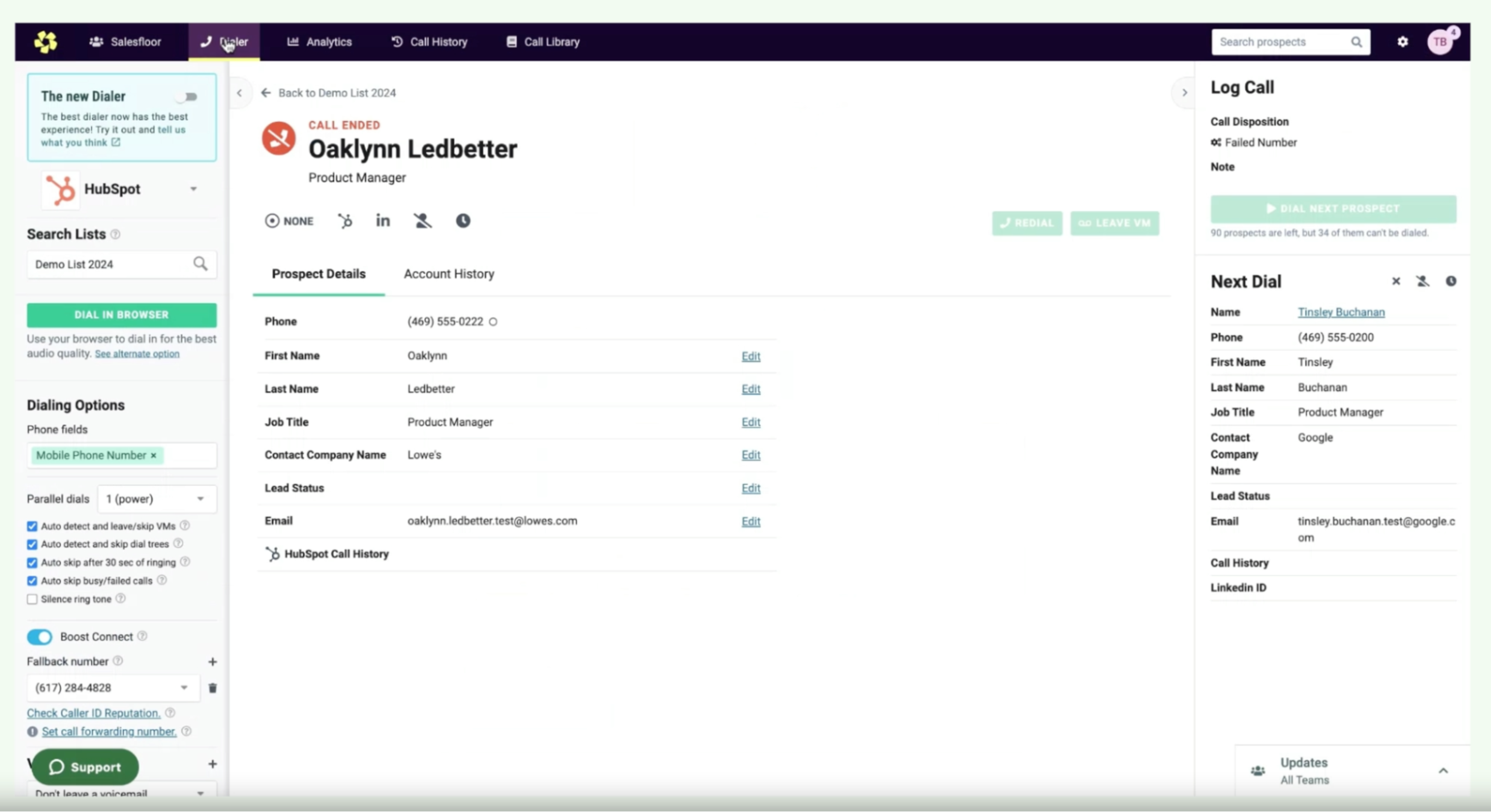 Orum’s HubSpot integration
