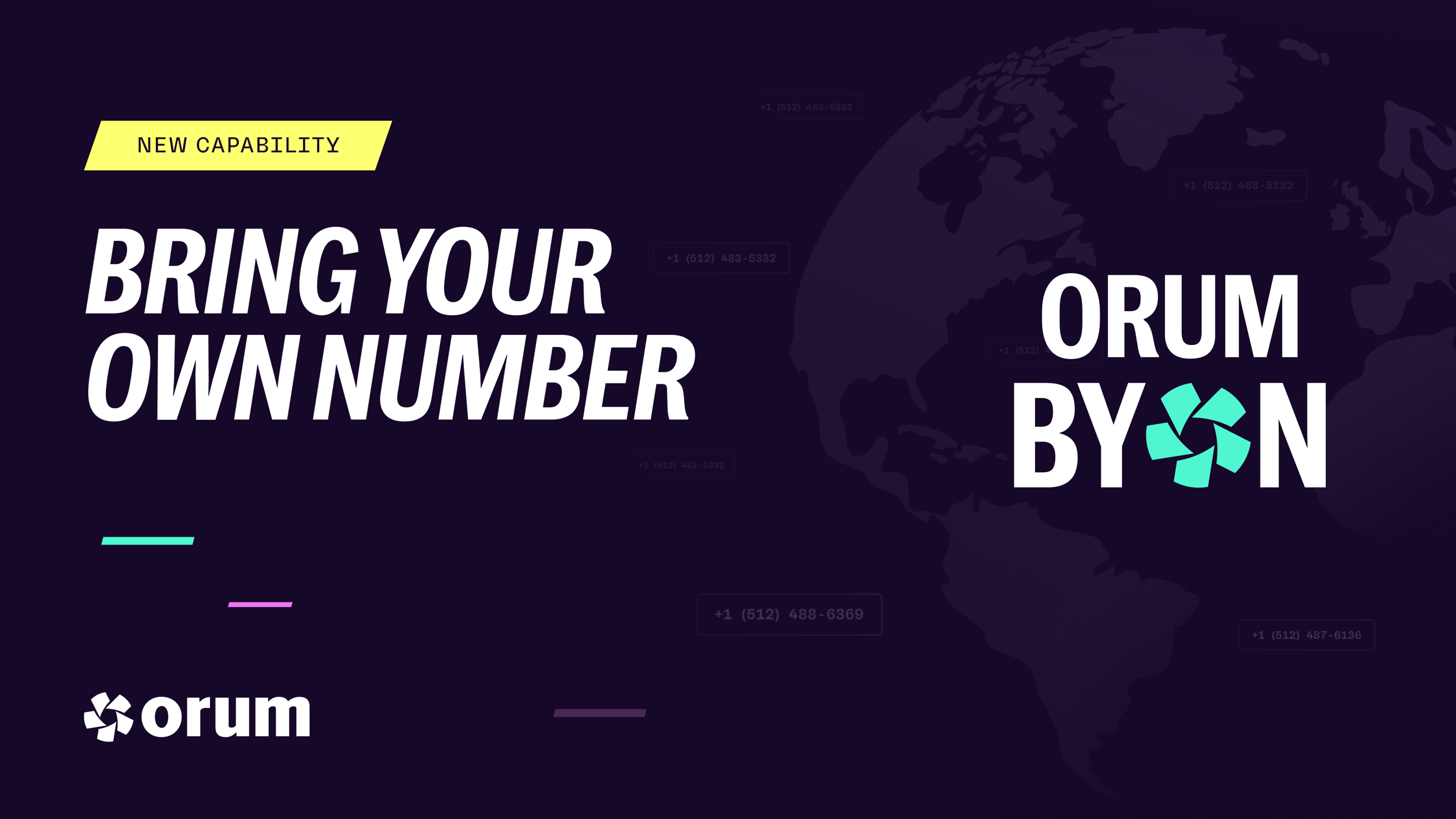 Personal Numbers or Bring Your Own Number promo image