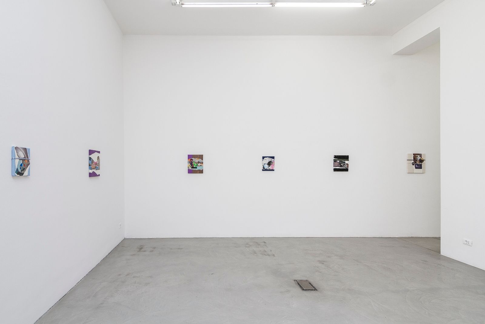 Deborah Ligorio, Accessories in Algorithmic Gardens, solo exhibition, Francesca Minini, Milan, 2015. Installation view. Photo M.Zanchi