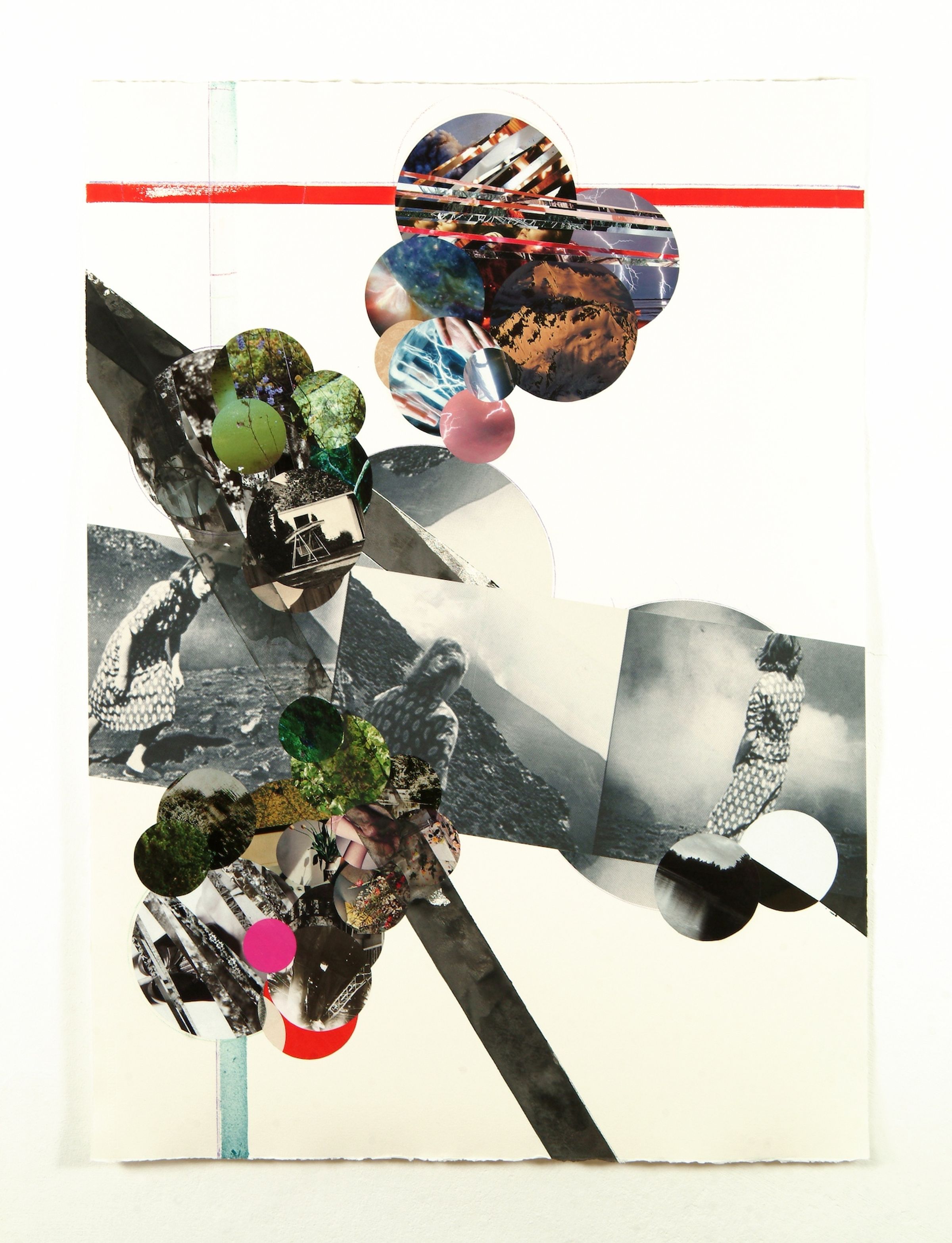 Deborah Ligorio, RiVeduta VIII, 2009, collage, 67 × 102 cm.