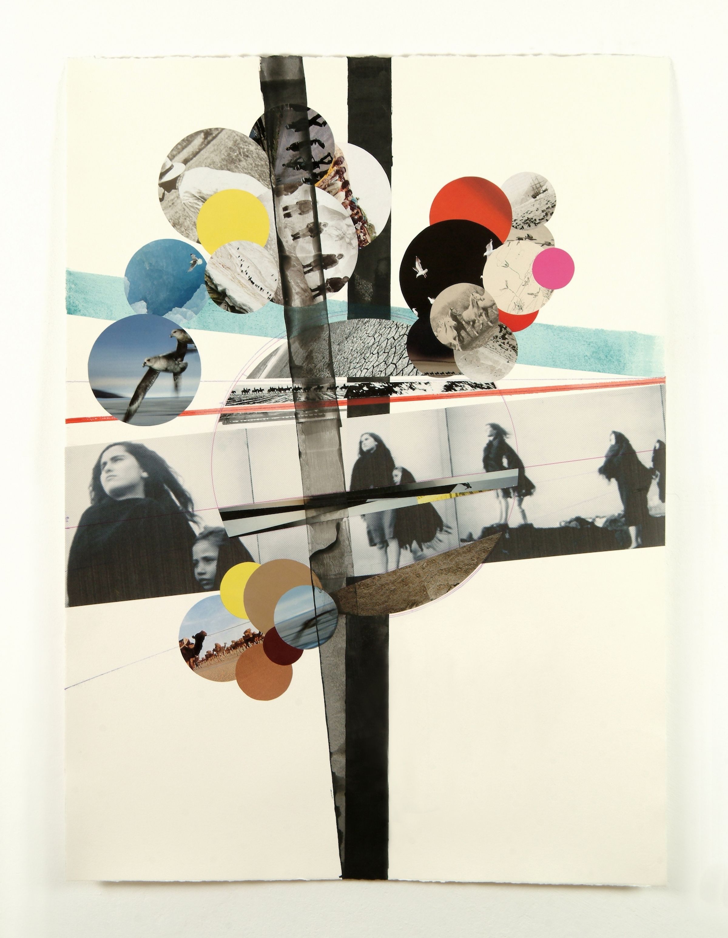 Deborah Ligorio, RiVeduta X, 2009, collage, 67 × 102 cm.