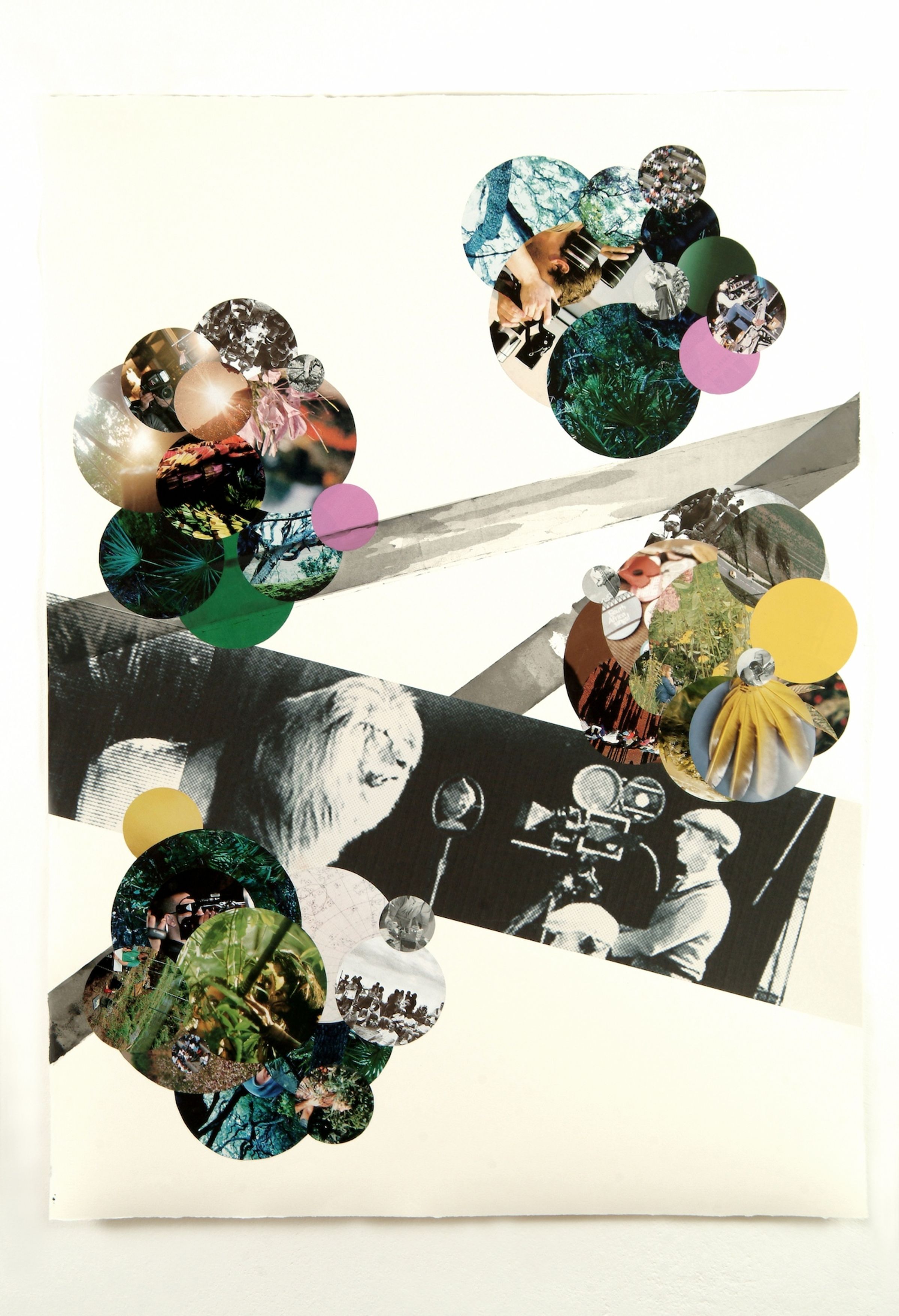 Deborah Ligorio, RiVeduta XI, 2009, collage, 67 × 102 cm.