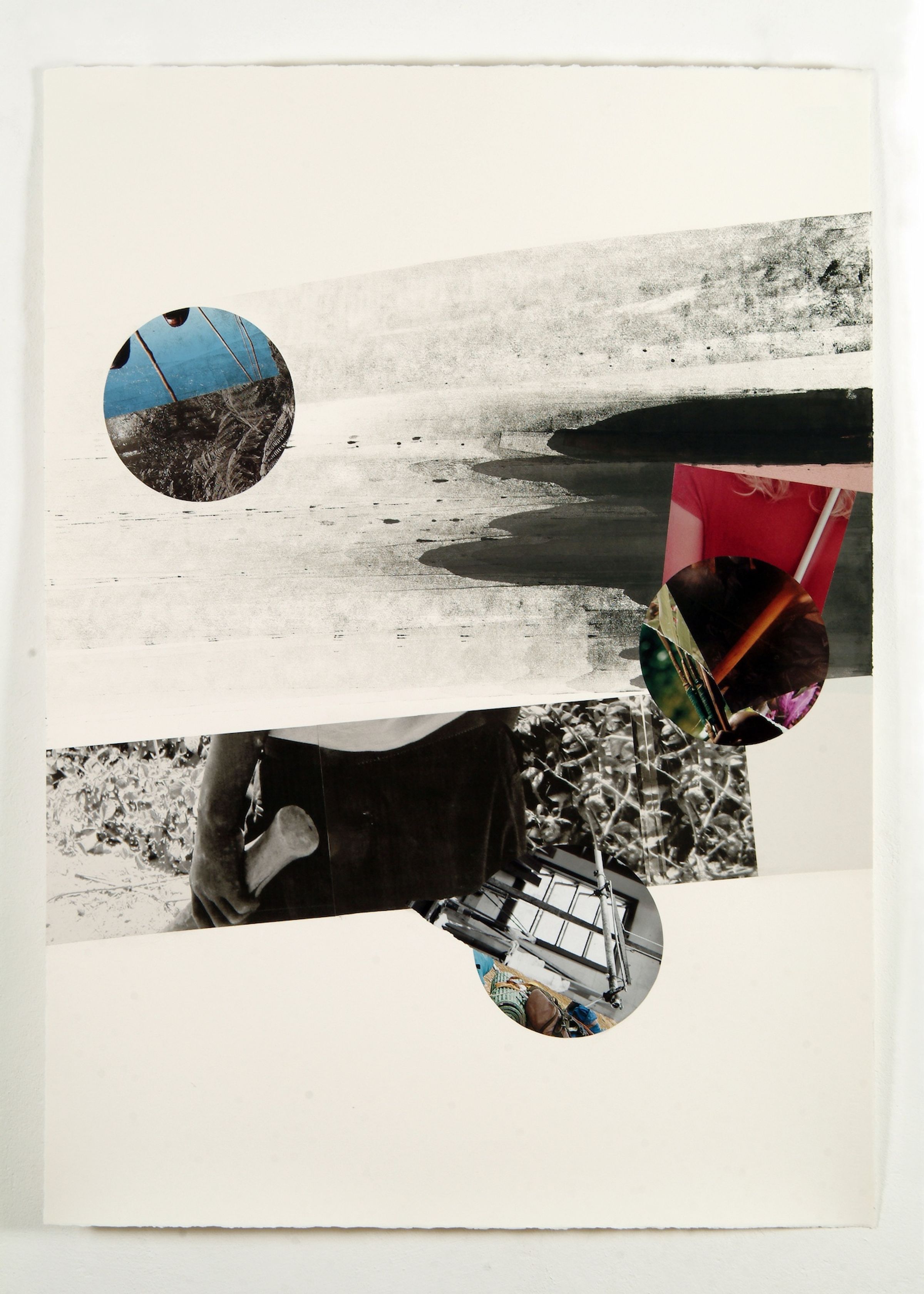 Deborah Ligorio, Innesti 8, 2010, collage, 67 × 102 cm.