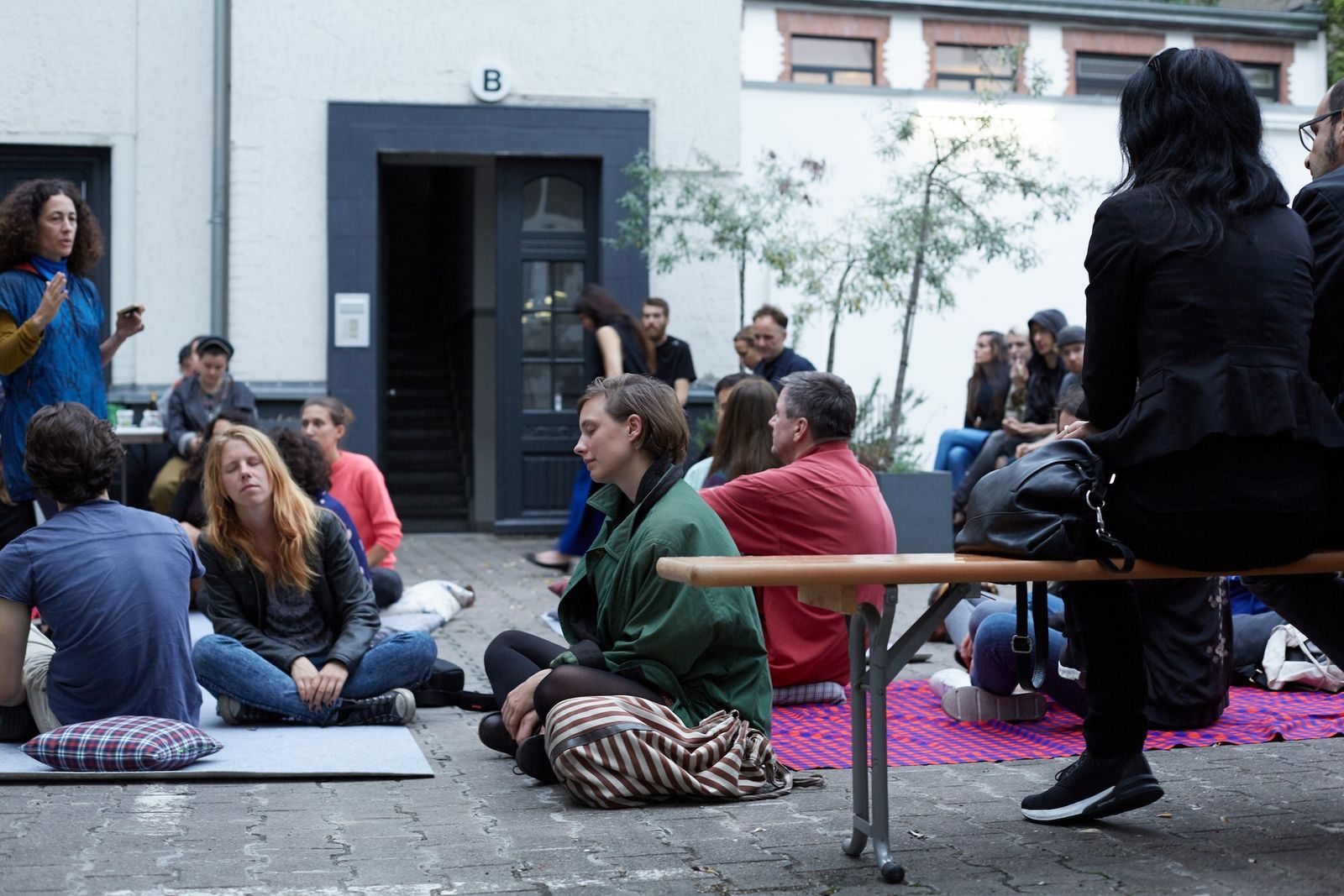 Deborah Ligorio, Guided Meditation [The Eponym], 2016. As part of Soon Enough, Insitu, Berlin. Photo Credits Benjamin Whitley.