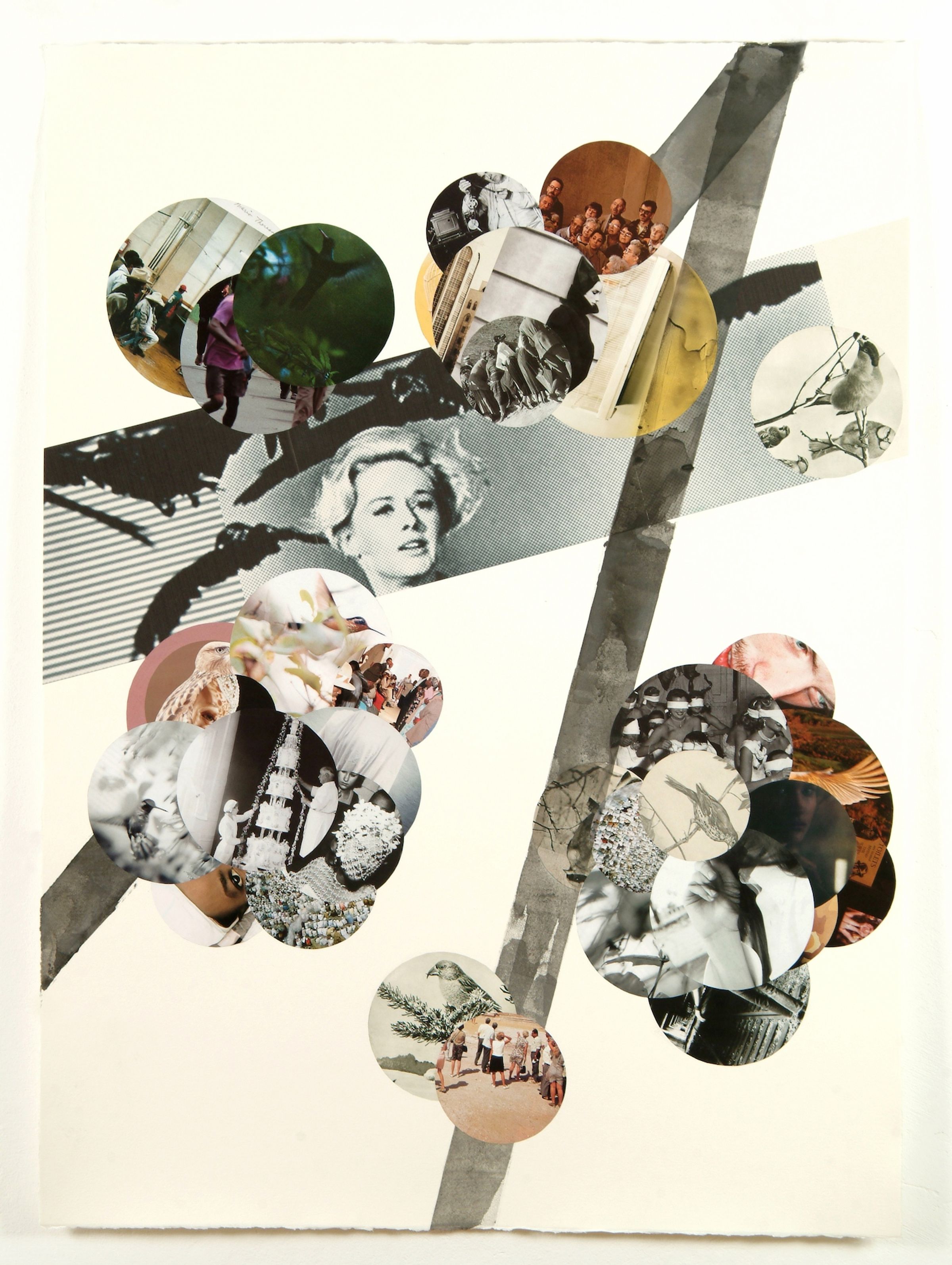 Deborah Ligorio, RiVeduta III, 2009, collage, 67 × 102 cm.