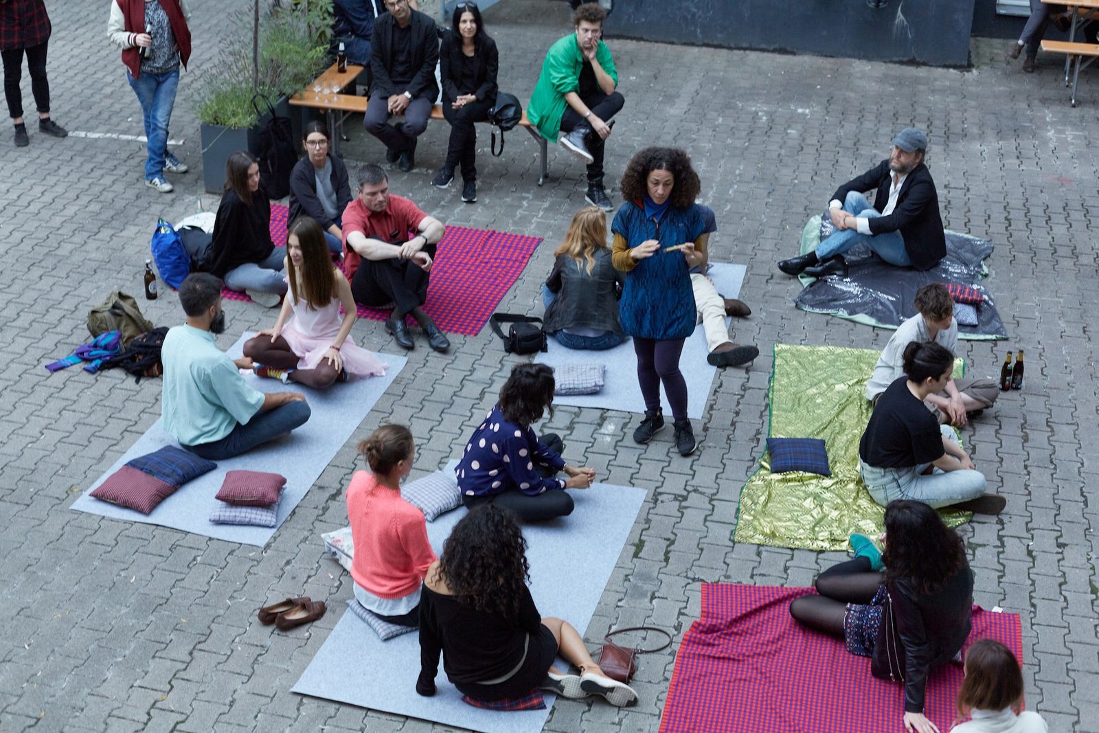 Deborah Ligorio, Guided Meditation [The Eponym], 2016. As part of Soon Enough, Insitu, Berlin. Photo Credits Benjamin Whitley.