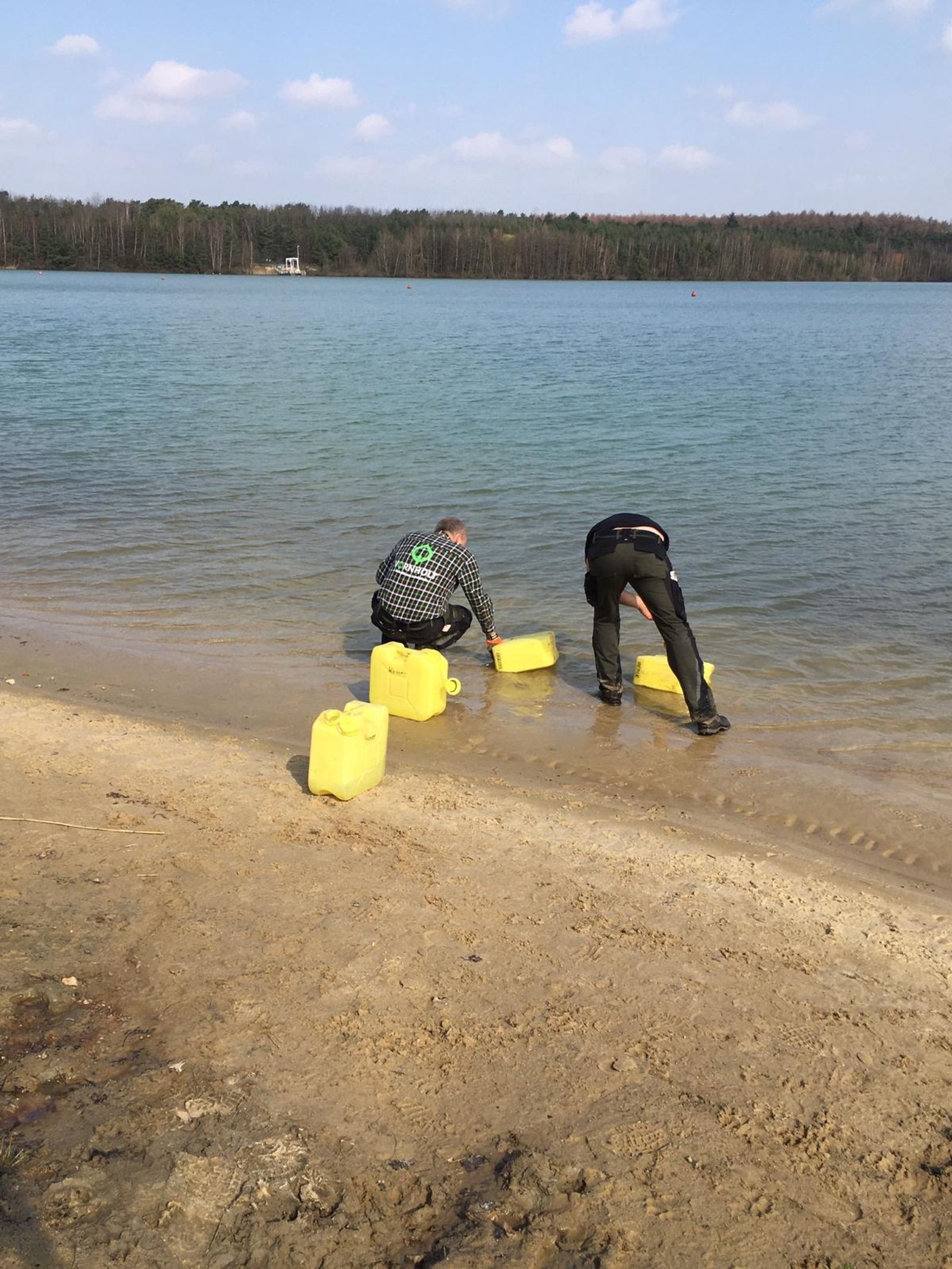 Trees planted at Silbersee II as part of Deborah Ligorio’s artwork Take Your Time, for Ruhr, Ding: Klima 2021.