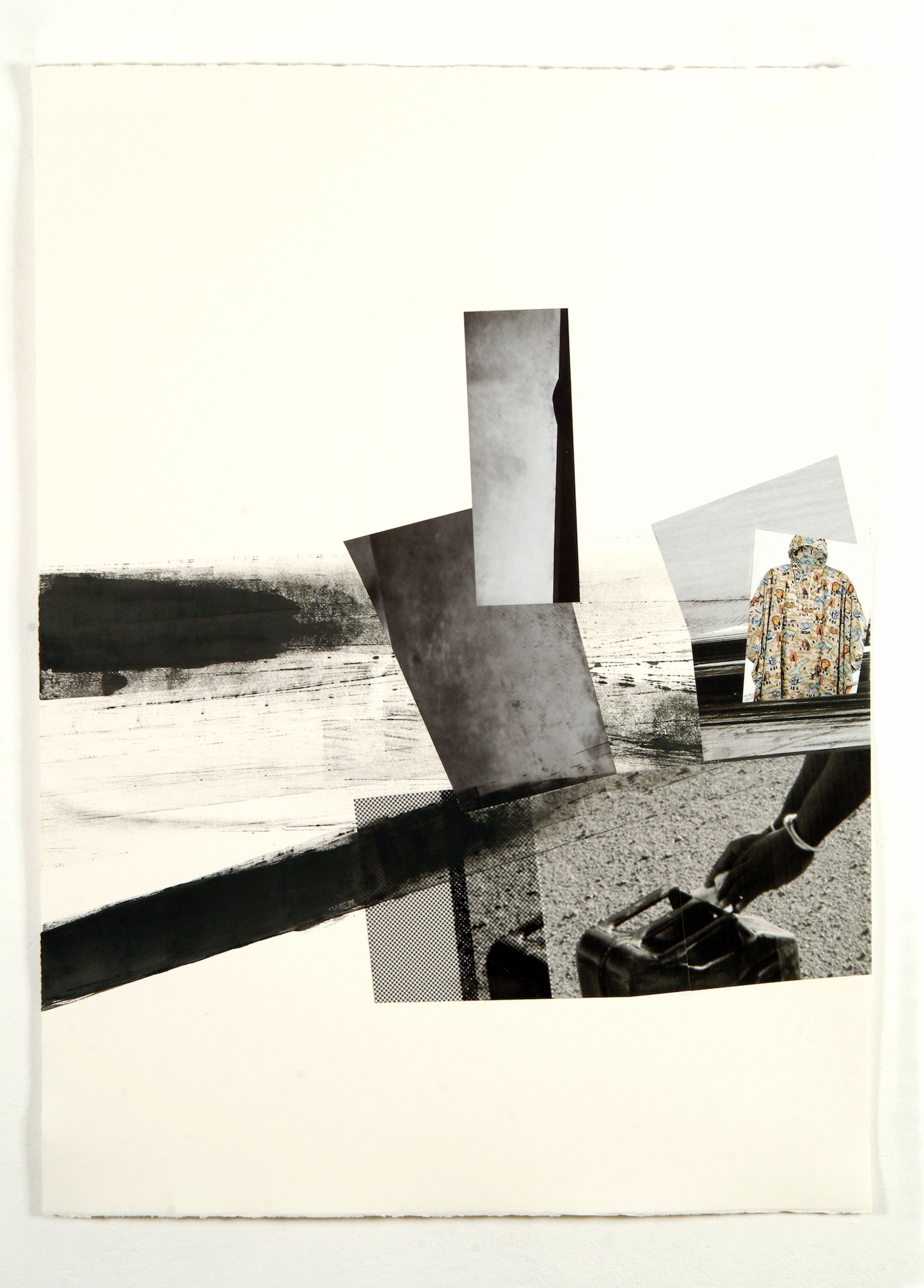 Deborah Ligorio, Innesti 1, 2010, collage, 67 × 102 cm.