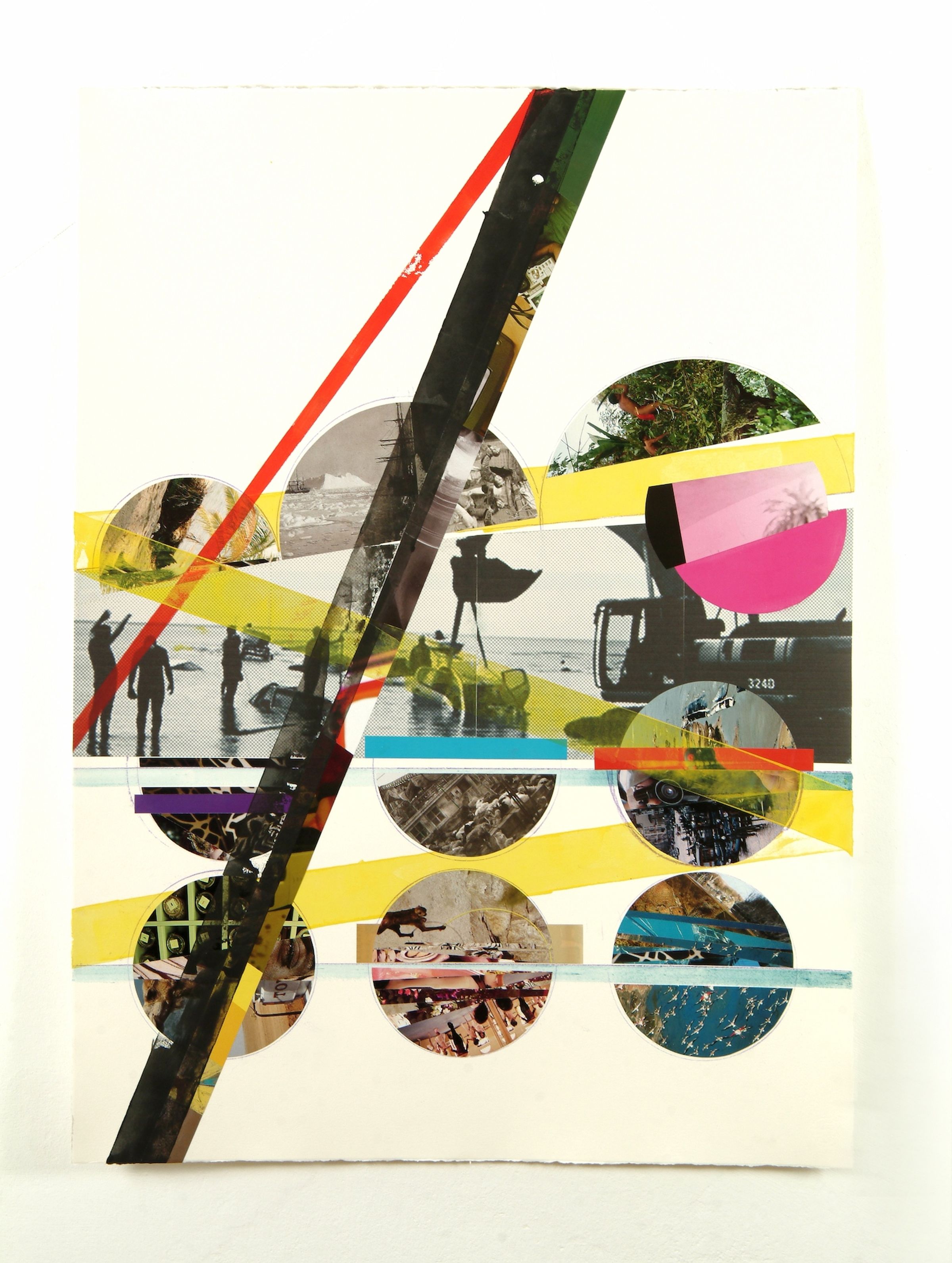 Deborah Ligorio, RiVeduta IX, 2009, collage, 67 × 102 cm.