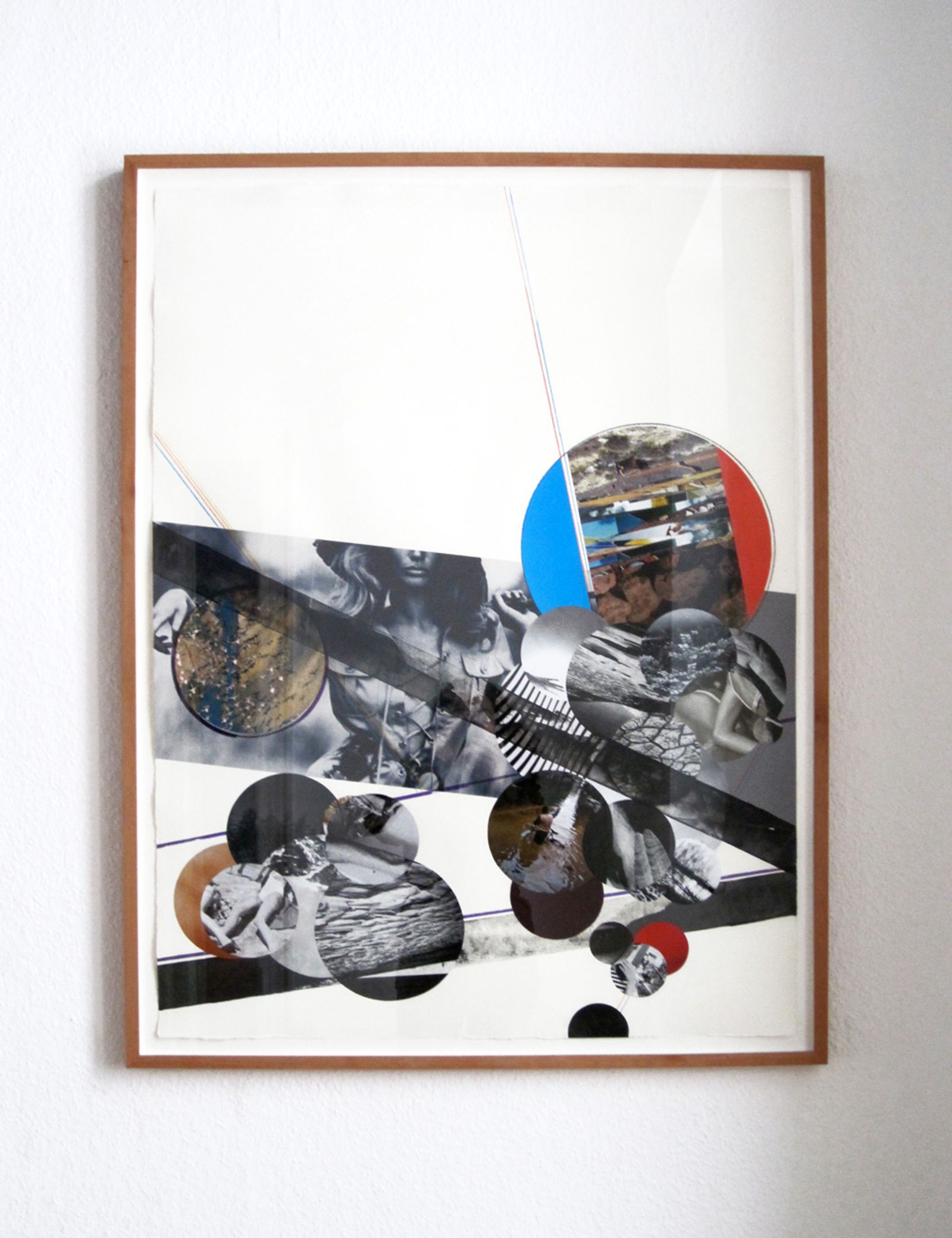 Deborah Ligorio, RiVeduta XIII, 2009, collage, 106 x 78 cm. Private collection.