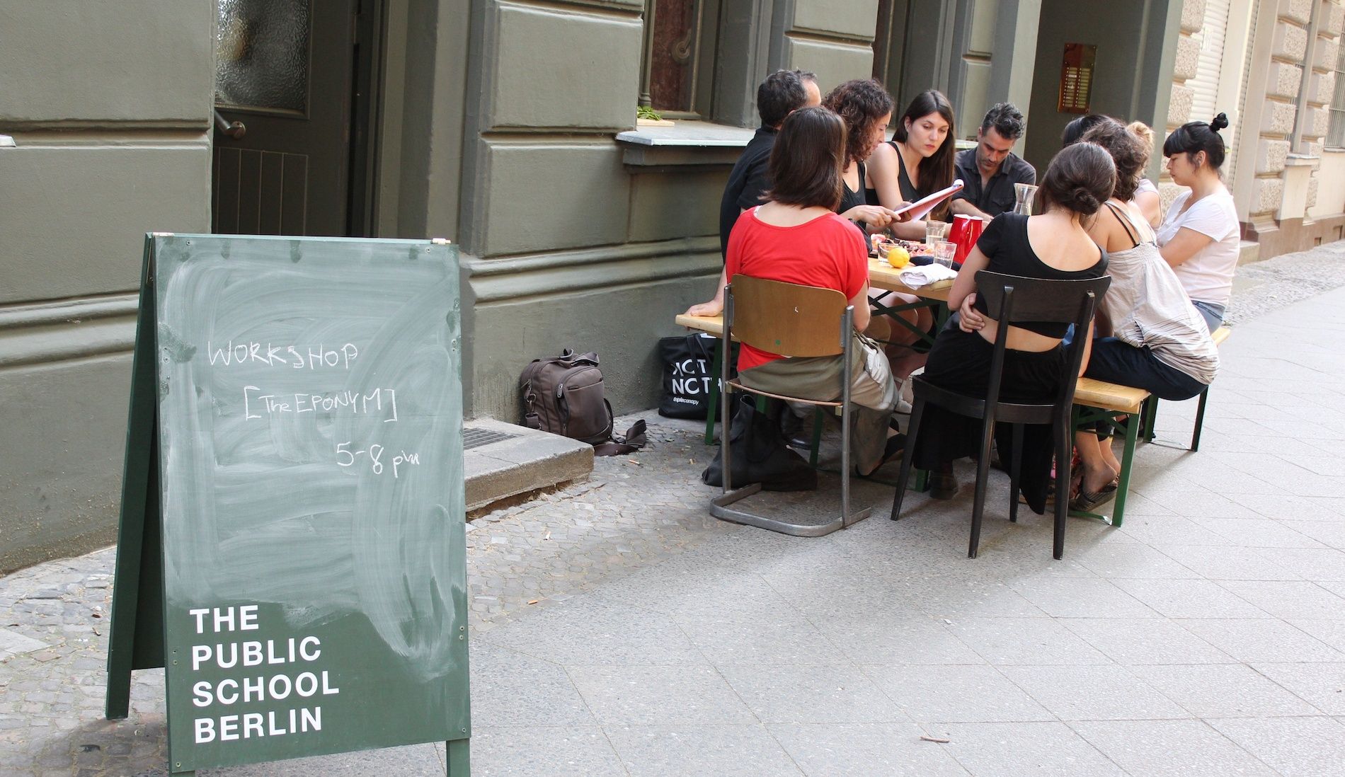 Deborah Ligorio’s workshop Tool: Science Fiction  [The Eponym], 2014, The Public School, Archive Kabinett, Berlin.