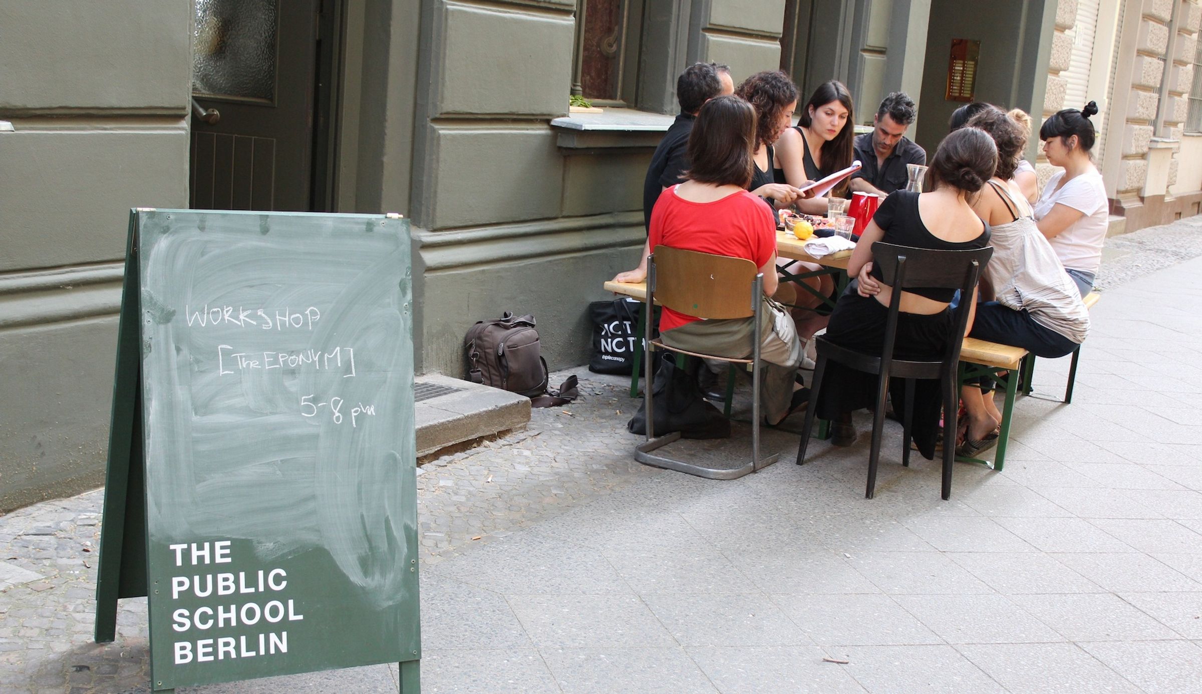 Deborah Ligorio’s workshop Tool: Science Fiction  [The Eponym], 2014, The Public School, Archive Kabinett, Berlin.