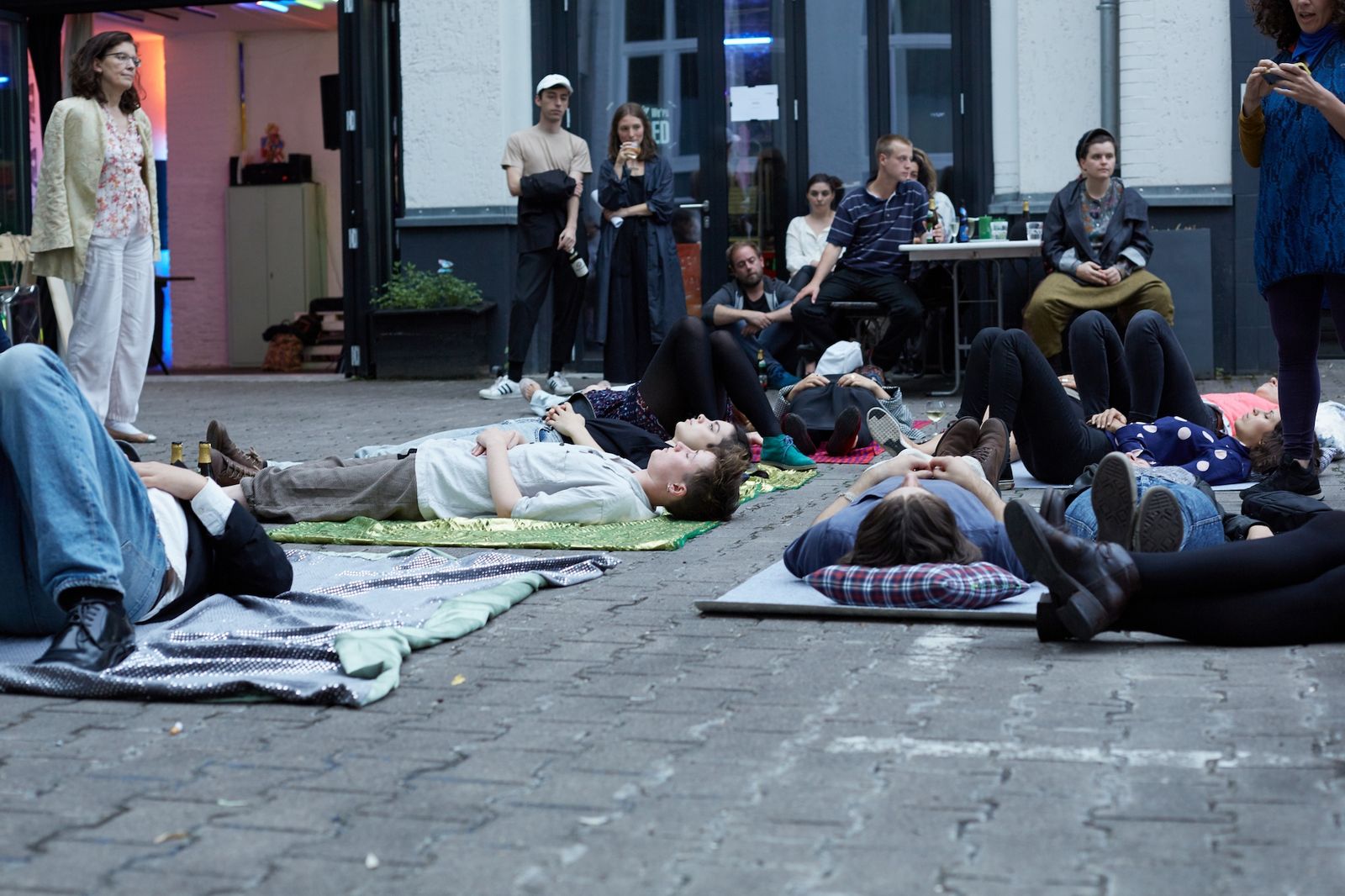 Deborah Ligorio, Guided Meditation [The Eponym], 2016. As part of Soon Enough, Insitu, Berlin. Photo Credits Benjamin Whitley.