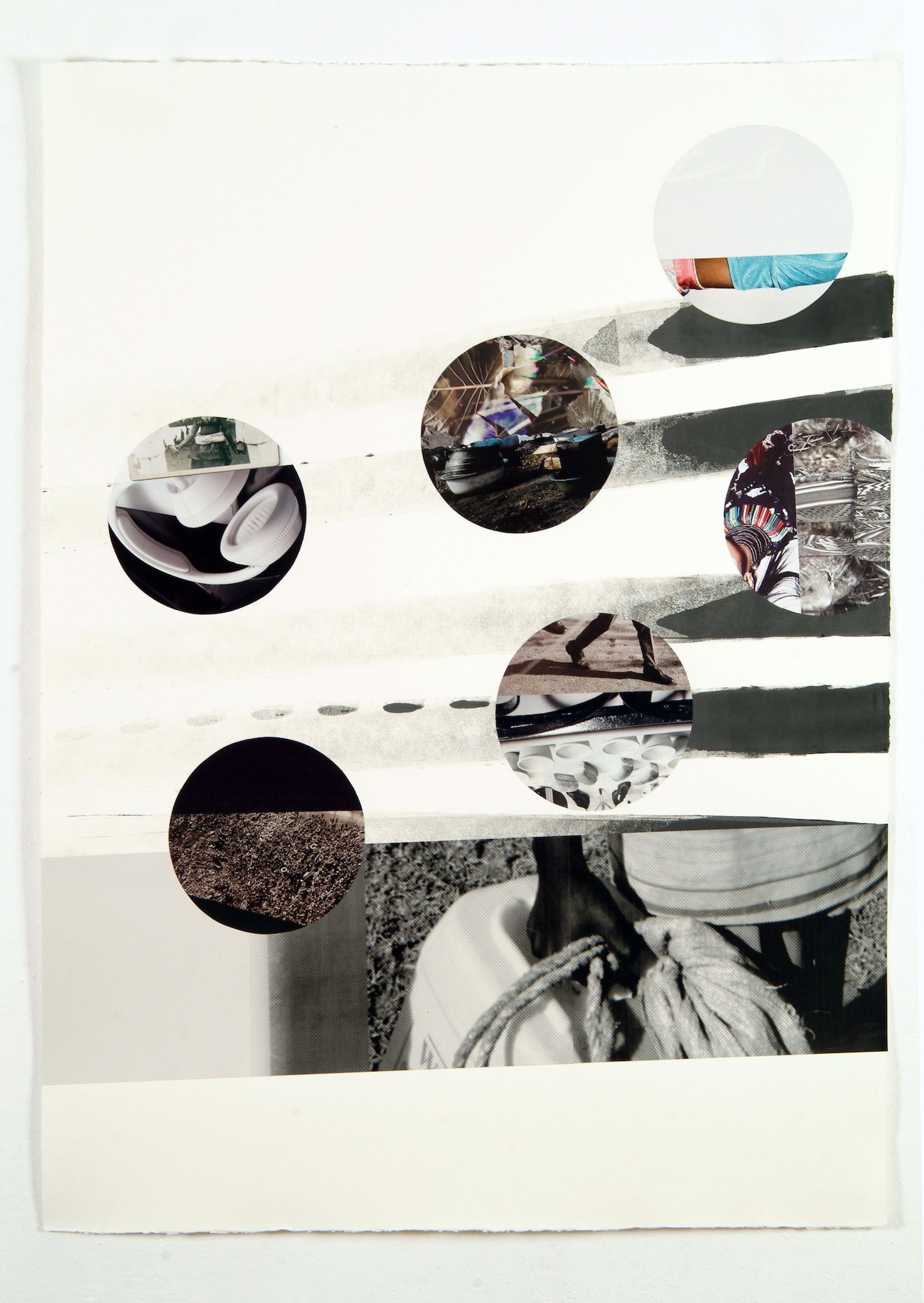Deborah Ligorio, Innesti 4, 2010, collage, 67 × 102 cm.