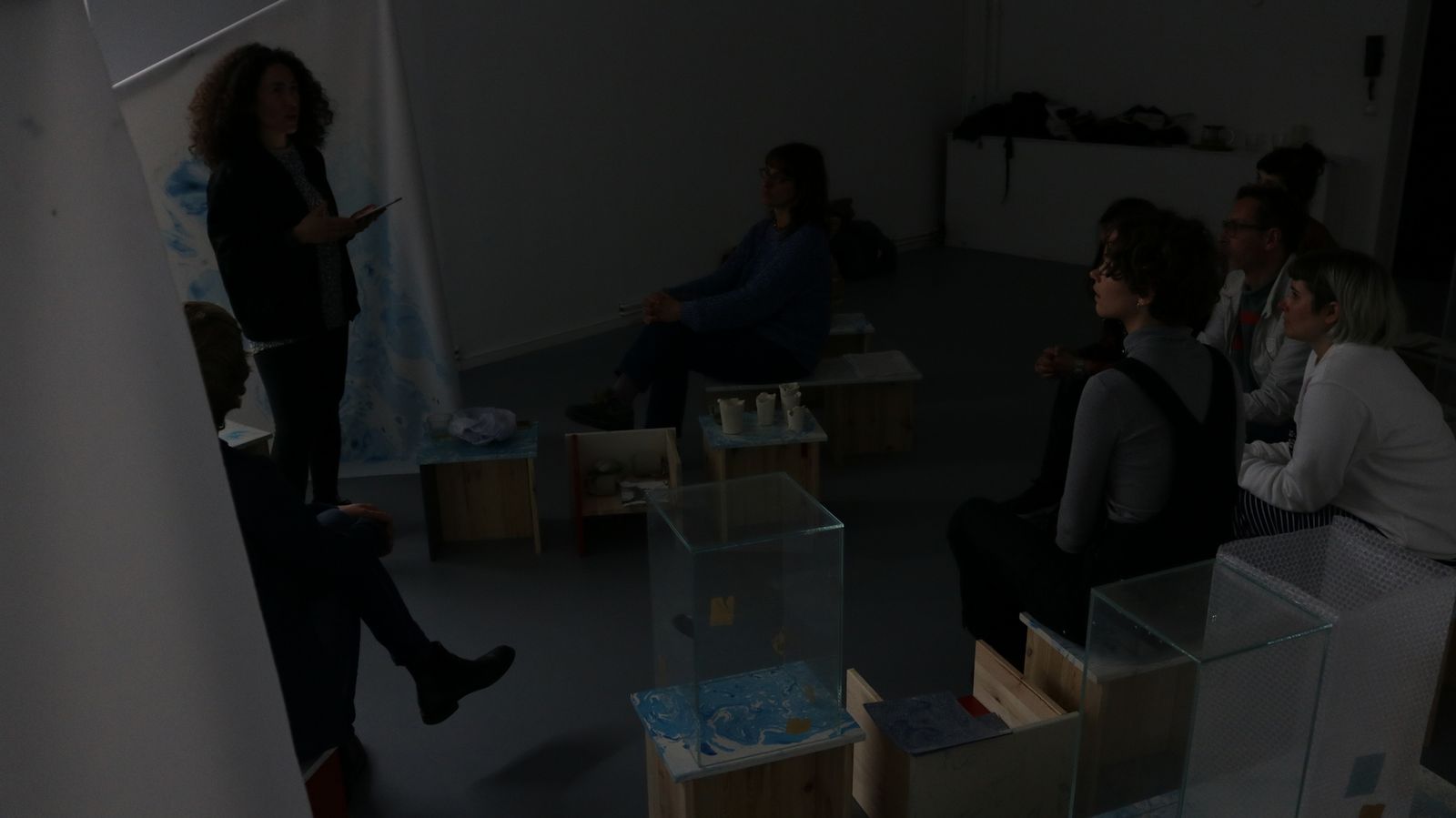 Deborah Ligorio, Care as Affirmative Practice [The Eponym], 2016. Workshop, L’Atelier-ksr, Berlin, organised by TIER in the context of Lorenzo Sandoval’s solo exhibition Deep Surface.