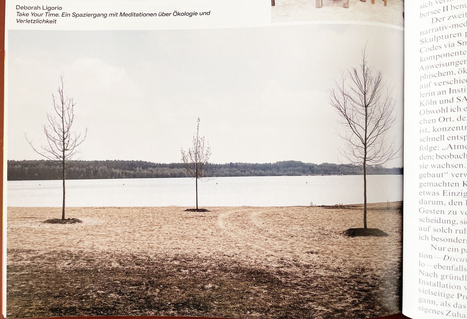 Review of Ruhr Ding: Klima, Urbane Künste Ruhr magazine (2021), featuring Deborah Ligorio’s Take Your Time (2021).