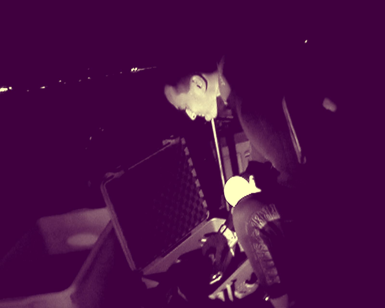 Equipment preparation for shooting during the making of Wired Under Water (1999).