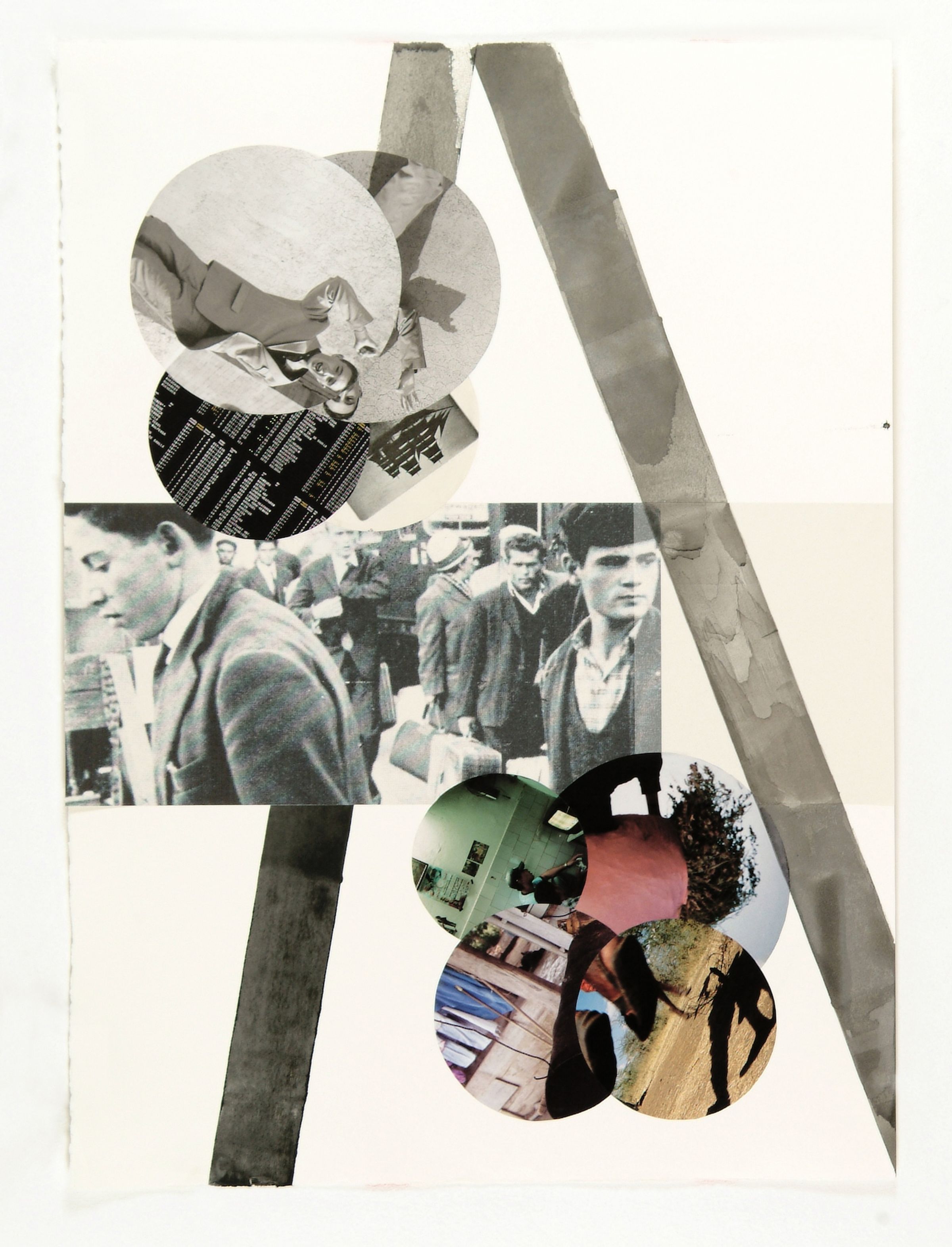 Deborah Ligorio, RiVeduta IV, 2009, collage, 67 × 102 cm.
