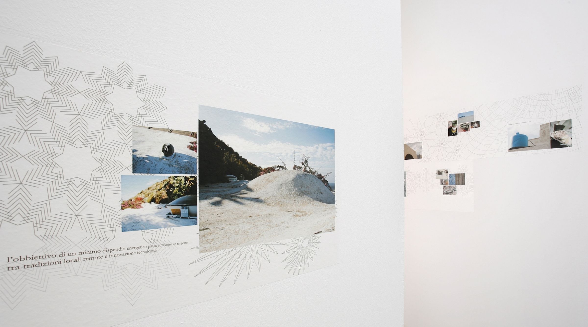 Deborah Ligorio, Ambient Tour | Flussi, 2007. Exhibition view at Fondazione Sandretto Re Rebaudengo, Turin.