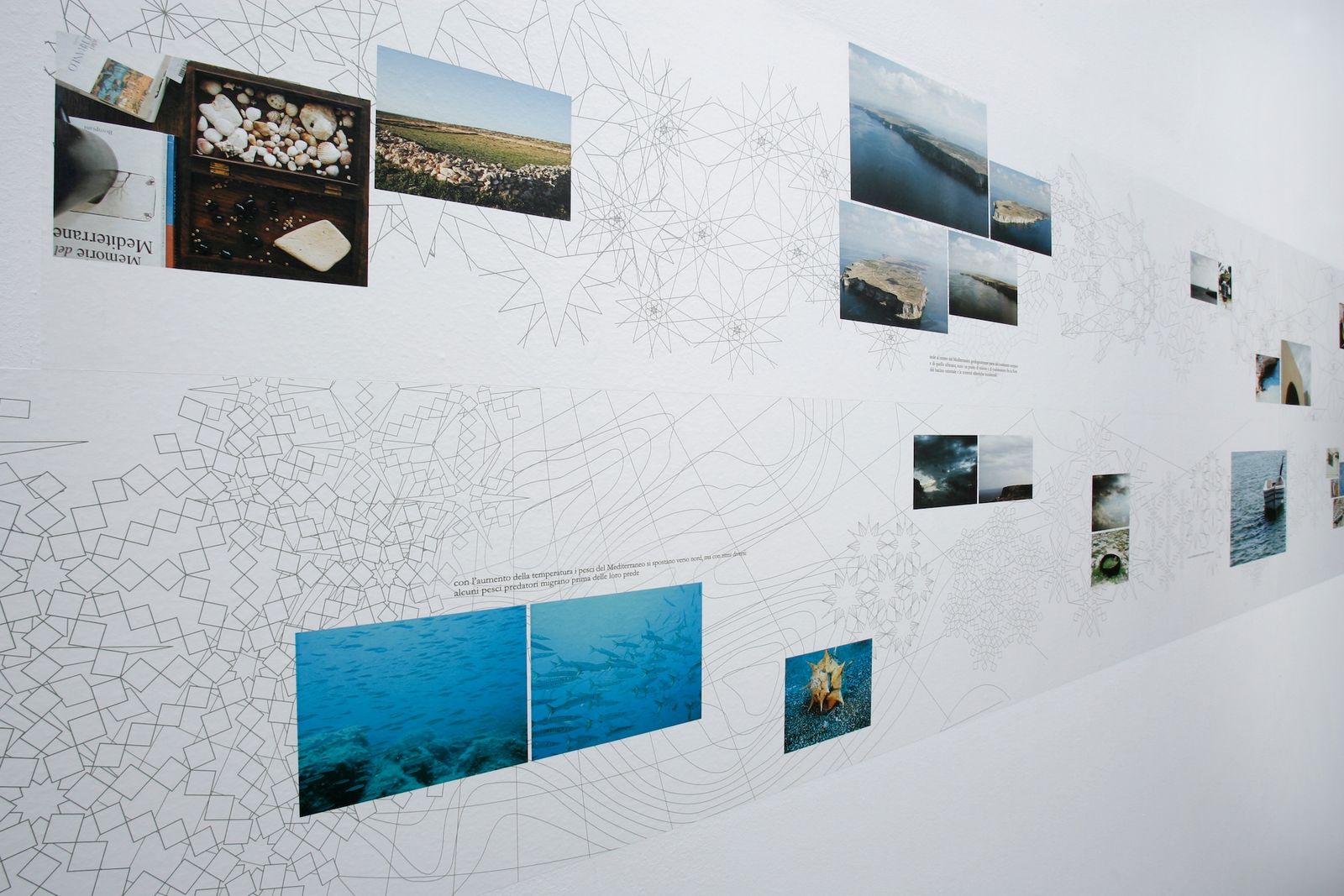 Deborah Ligorio, Ambient Tour | Flussi, 2007. Exhibition view at Fondazione Sandretto Re Rebaudengo, Turin.