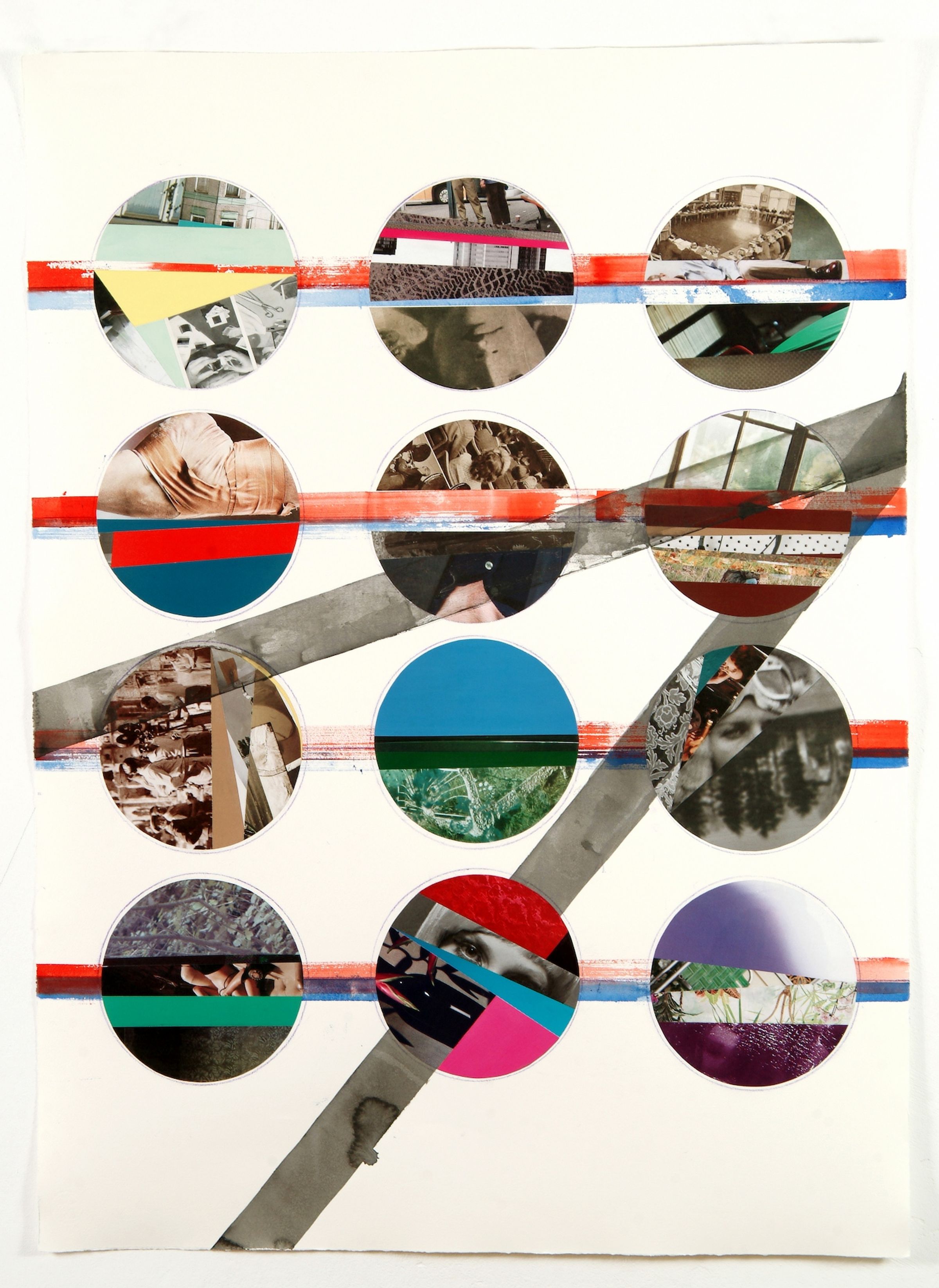 Deborah Ligorio, RiVeduta V, 2009, collage, 67 × 102 cm.