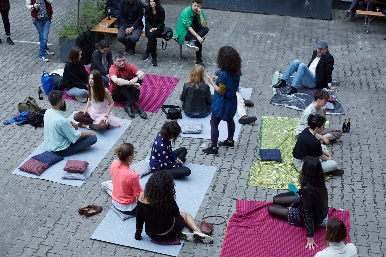 Deborah Ligorio, Guided Meditation [The Eponym], 2016. As part of Soon Enough, Insitu, Berlin. Photo Credits Benjamin Whitley.