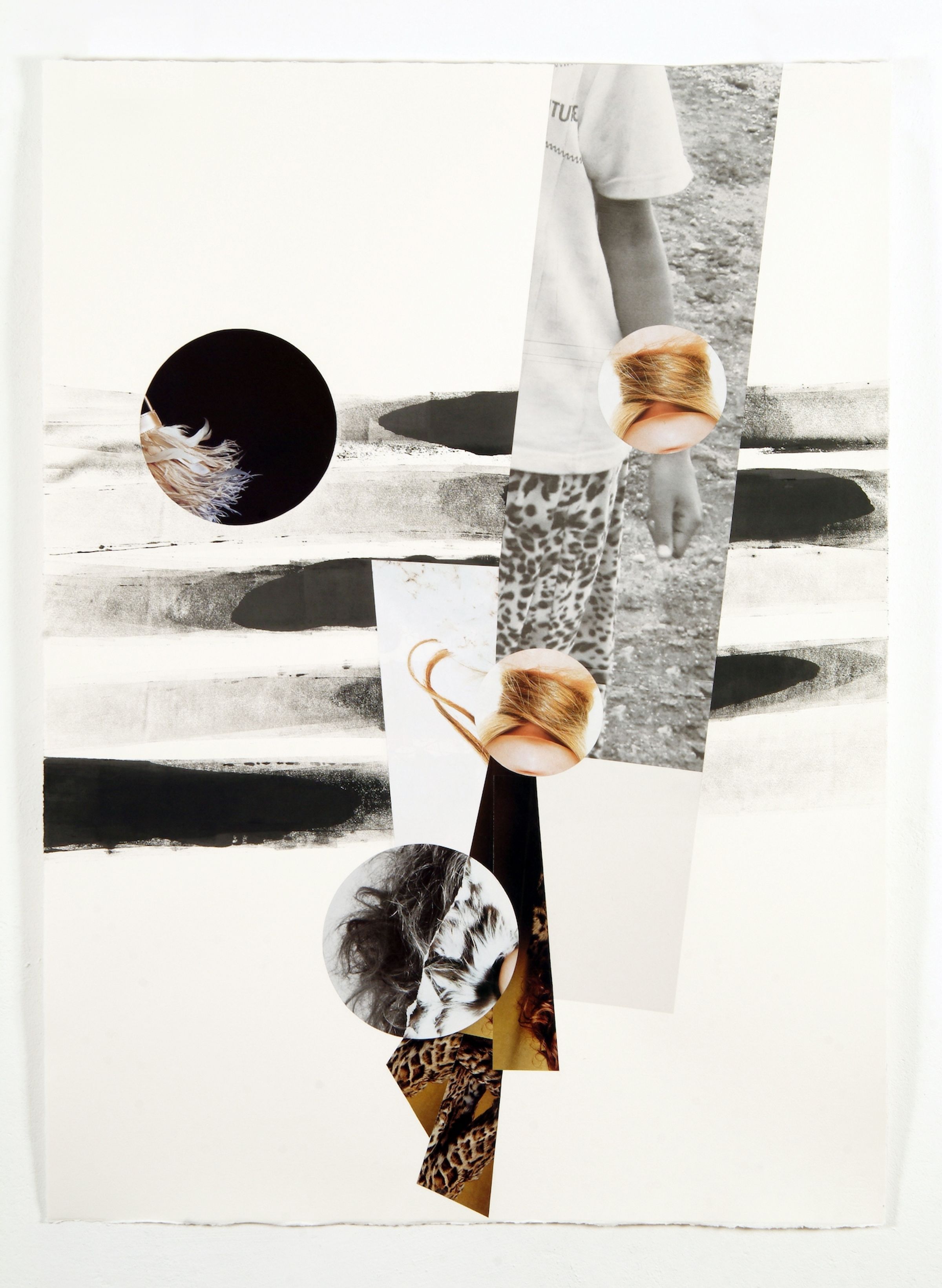 Deborah Ligorio, Innesti 6, 2010, collage, 67 × 102 cm.