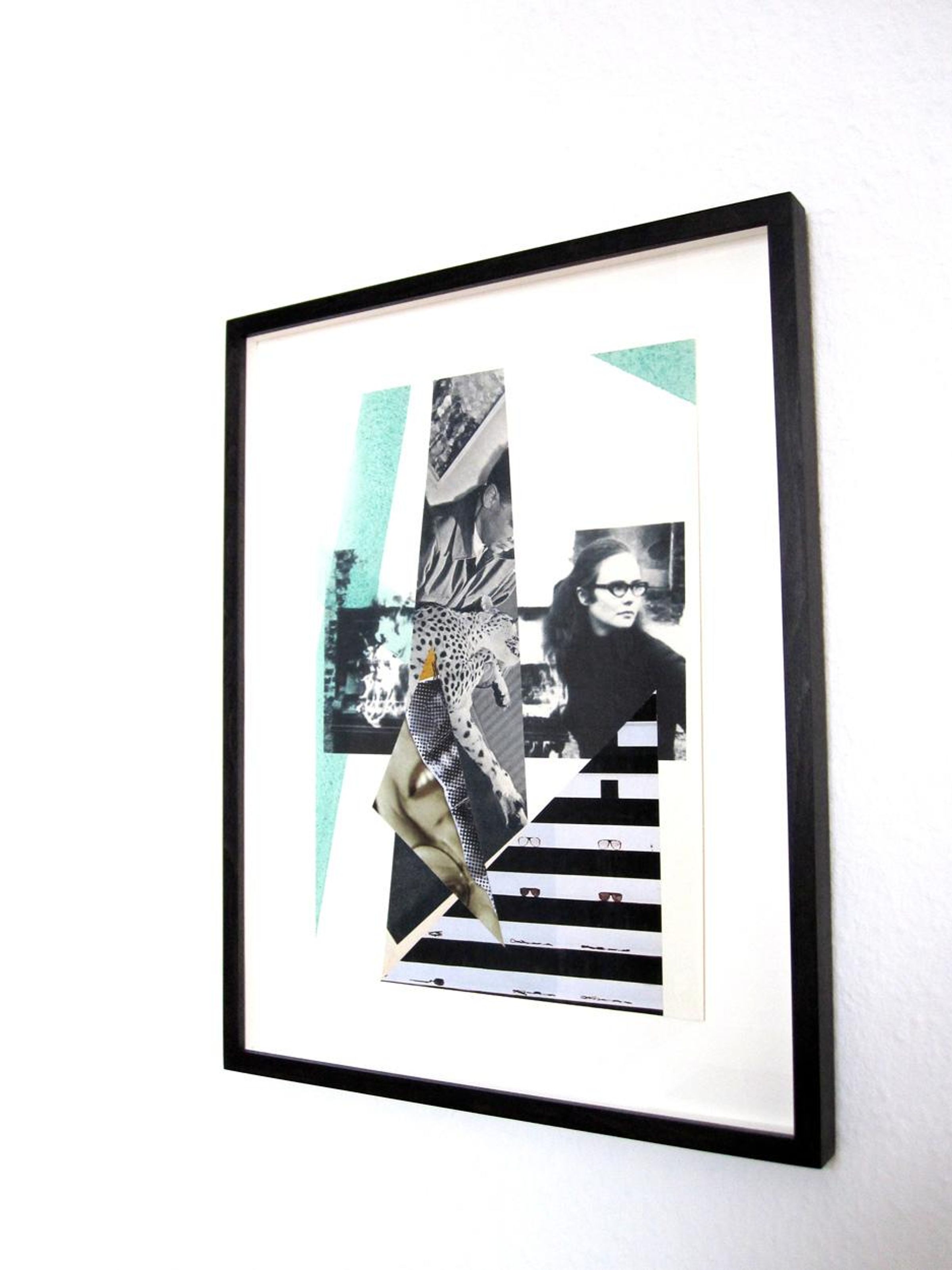 Deborah Ligorio, RiVeduta c, 2009, Collage, 24 x 33,5 cm. Private collection.