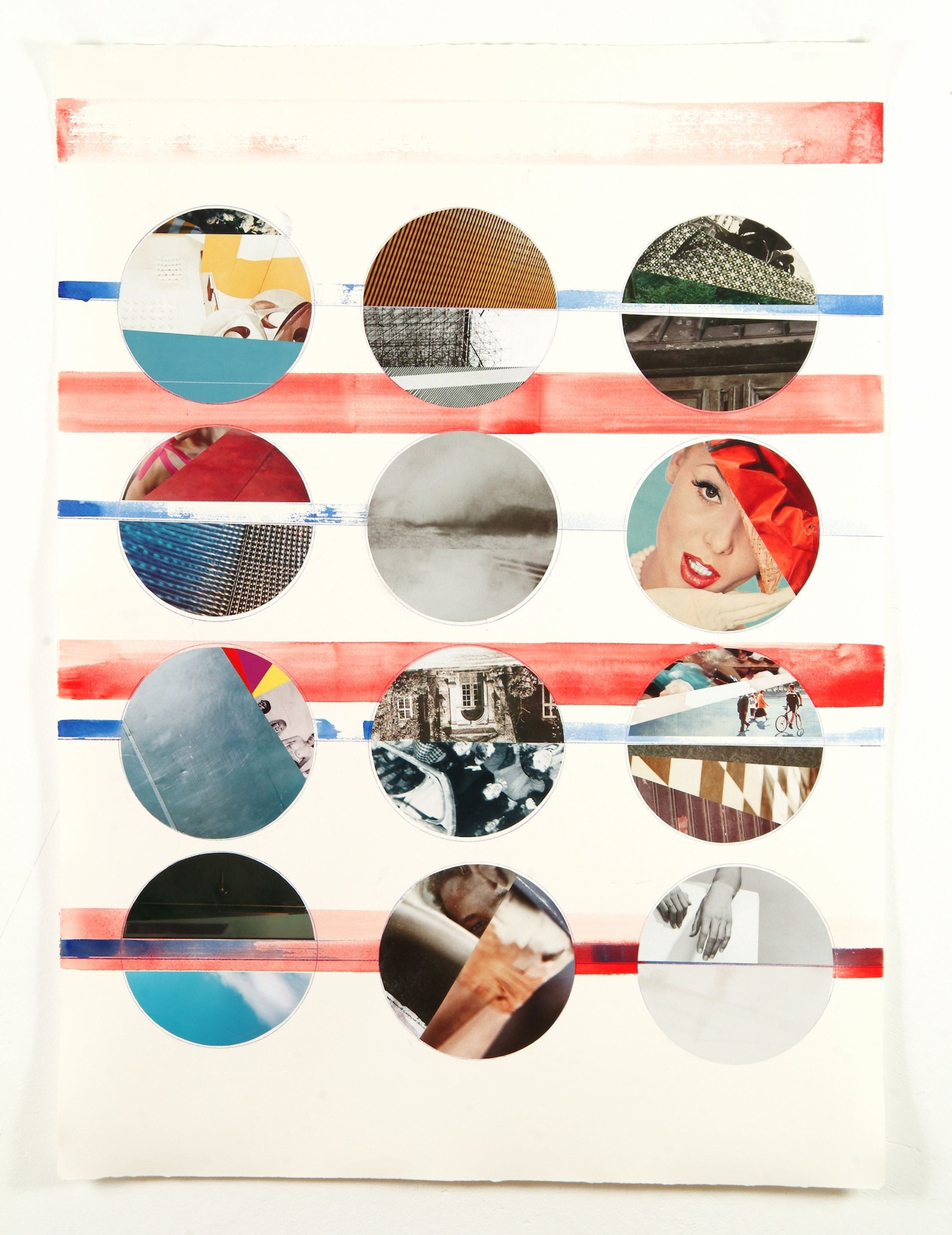 Deborah Ligorio, RiVeduta VI, 2009, collage, 67 × 102 cm.