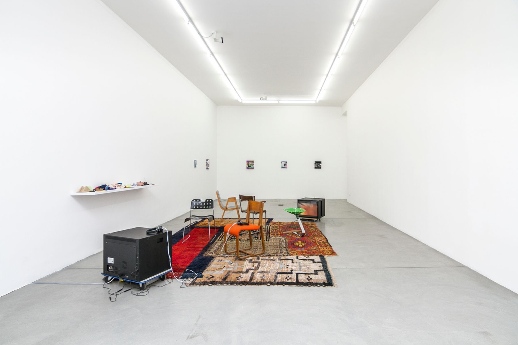 Deborah Ligorio, Accessories in algorithmic gardens, solo show, Francesca Minini Galleria, 2015. Photo M.Zanchi