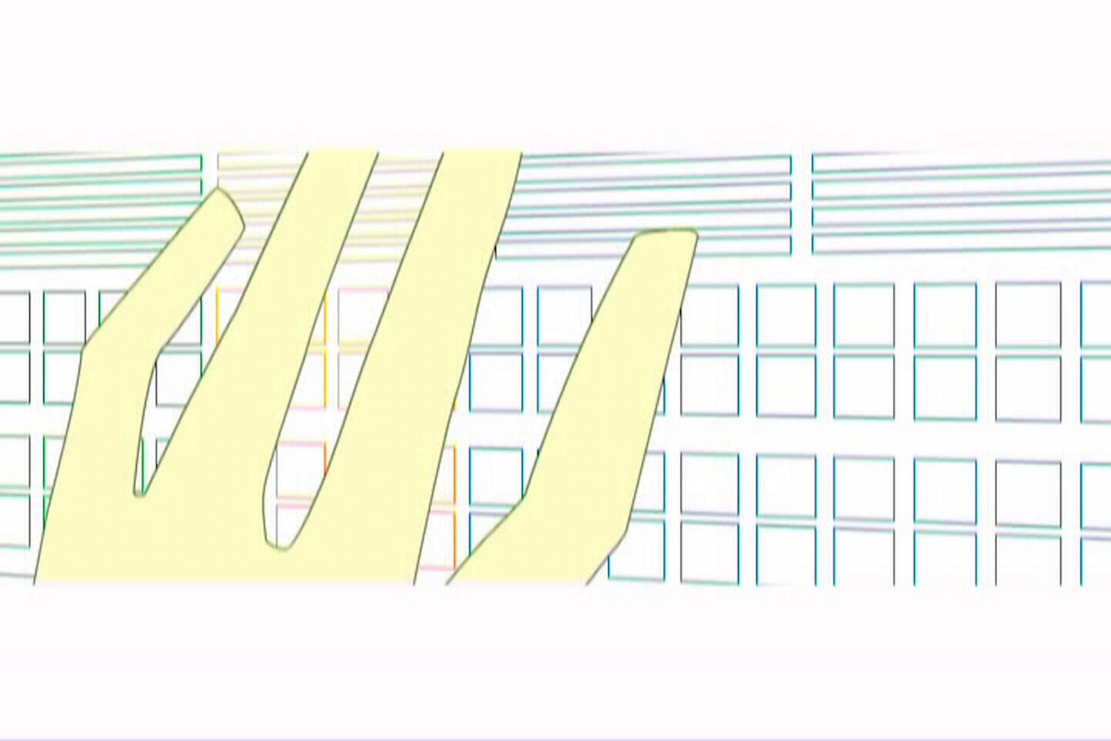 Deborah Ligorio, SizeScape, 2003, video animation, 3 min, video still.