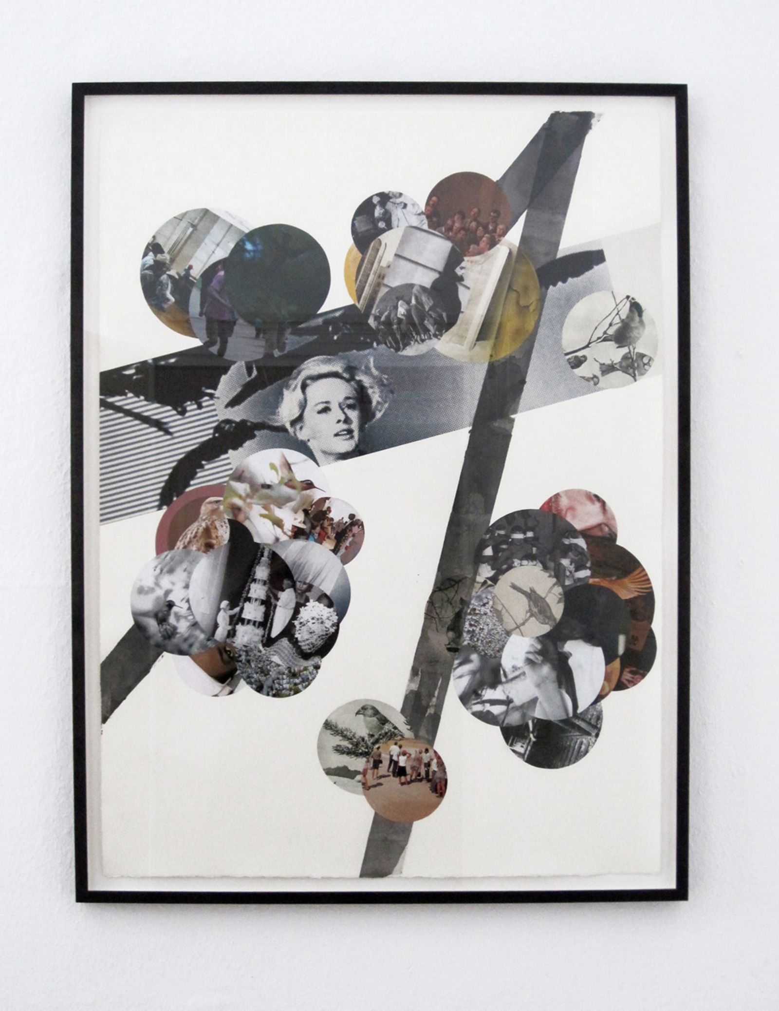 Deborah Ligorio, RiVeduta III, 2009, collage, 106 x 78 cm.