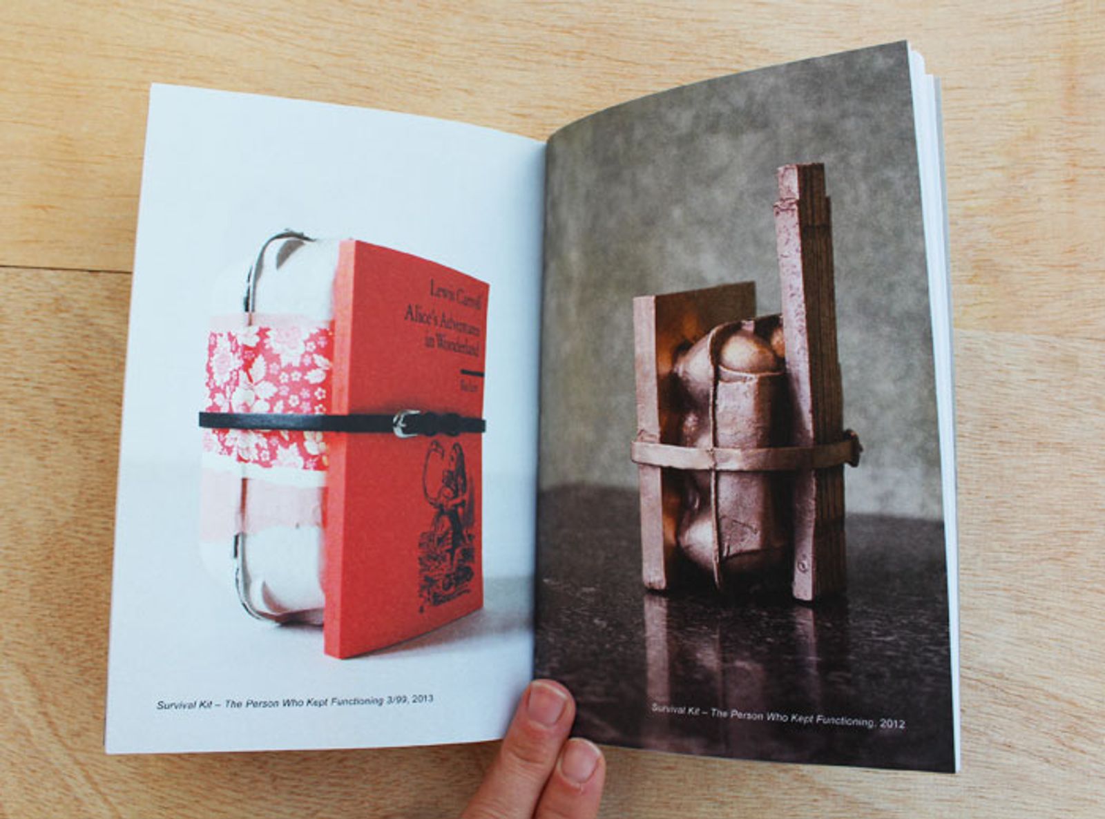 Detail of Survival Kits, 2013, an editorial project by Deborah Ligorio, featuring invited contributions.