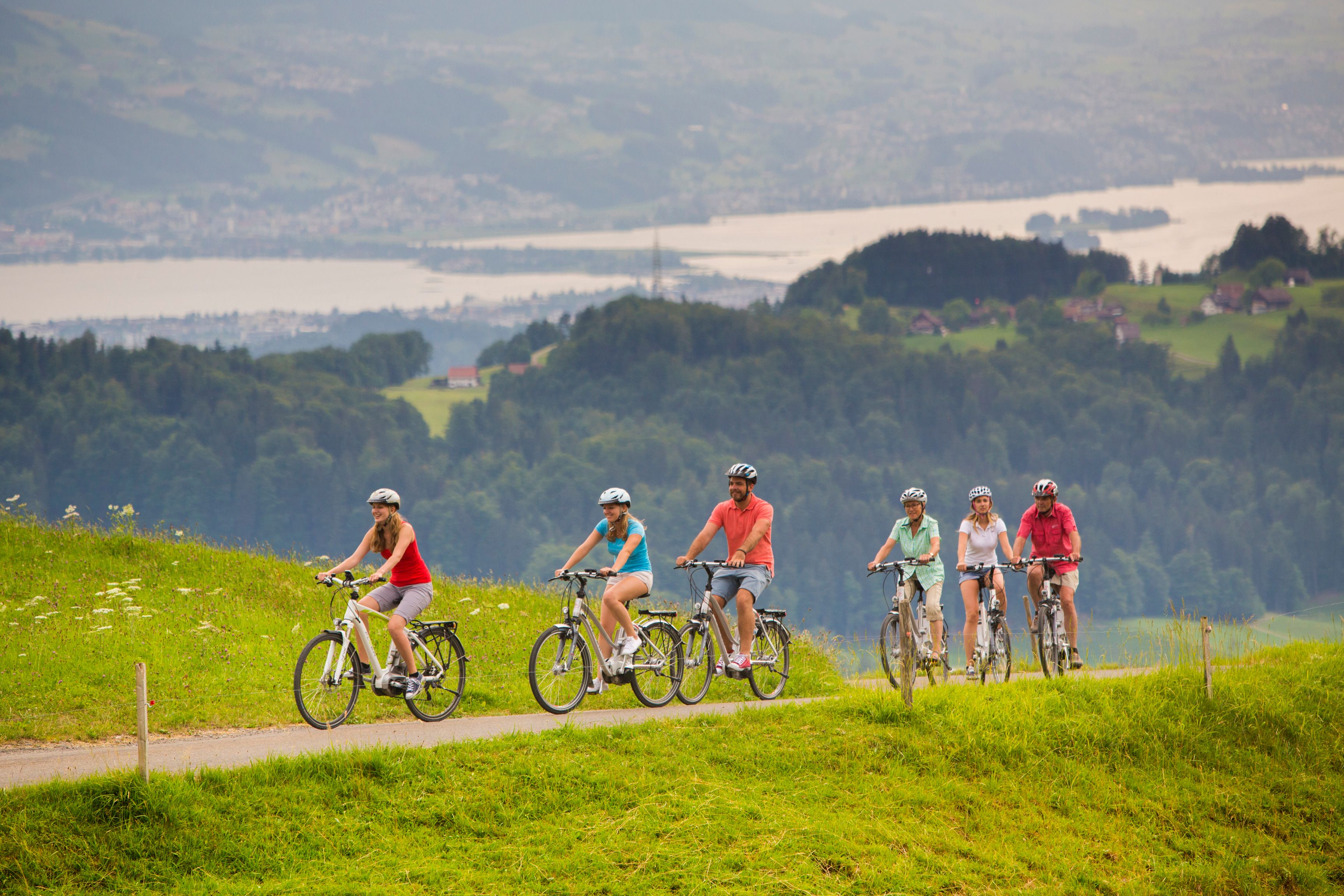 Fahrrad fahren durch das Zürcher Oberland