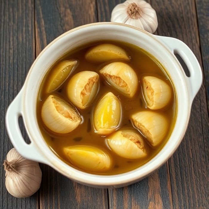 Confit vitlök