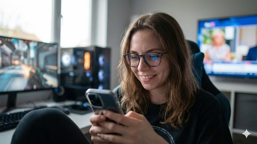 rozproszona uwaga podczas oglądania telewizji