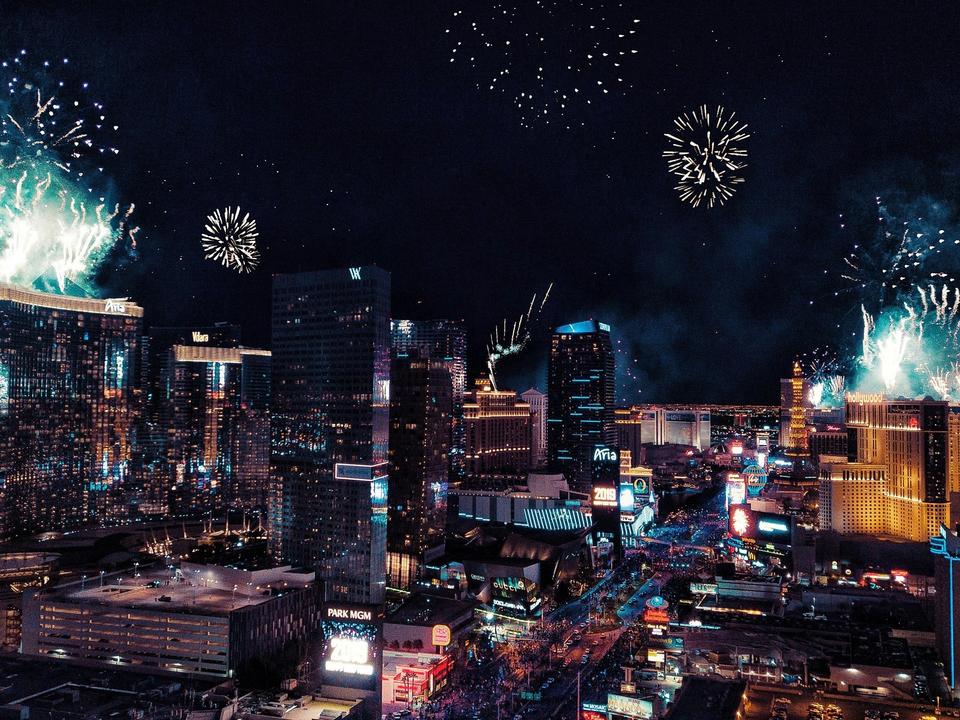 Skyline view of Vegas Guidewire InsureTech Vegas 2026 Elysian