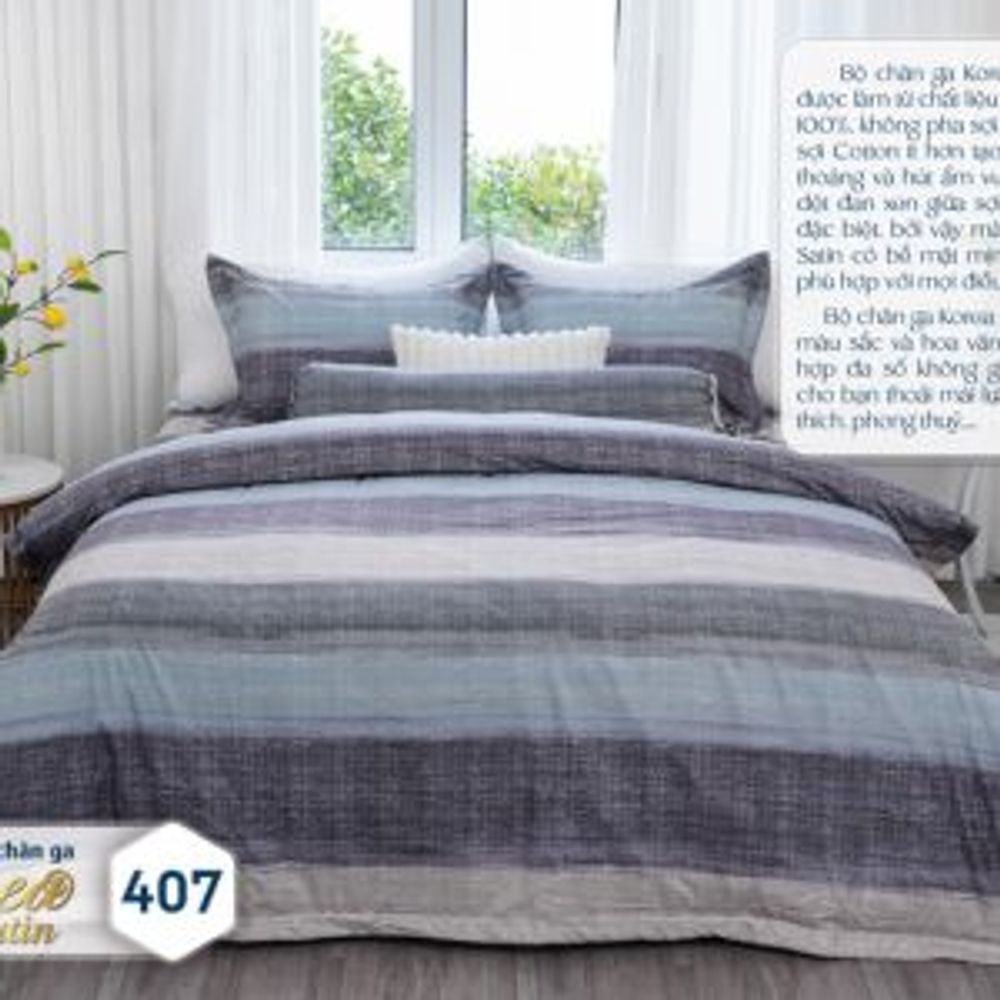 Bộ ga phủ SATIN (5 Món) - ảnh 5