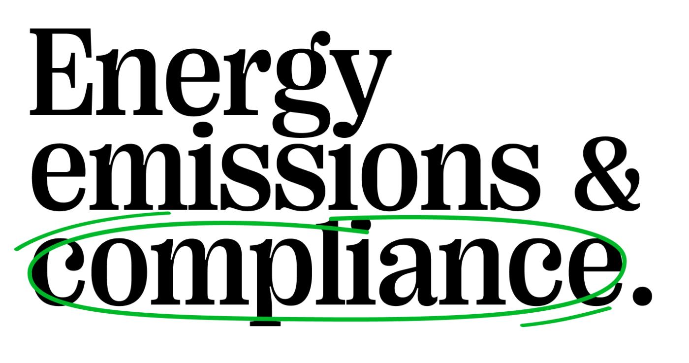 Quote: Energy emissions and compliance. 