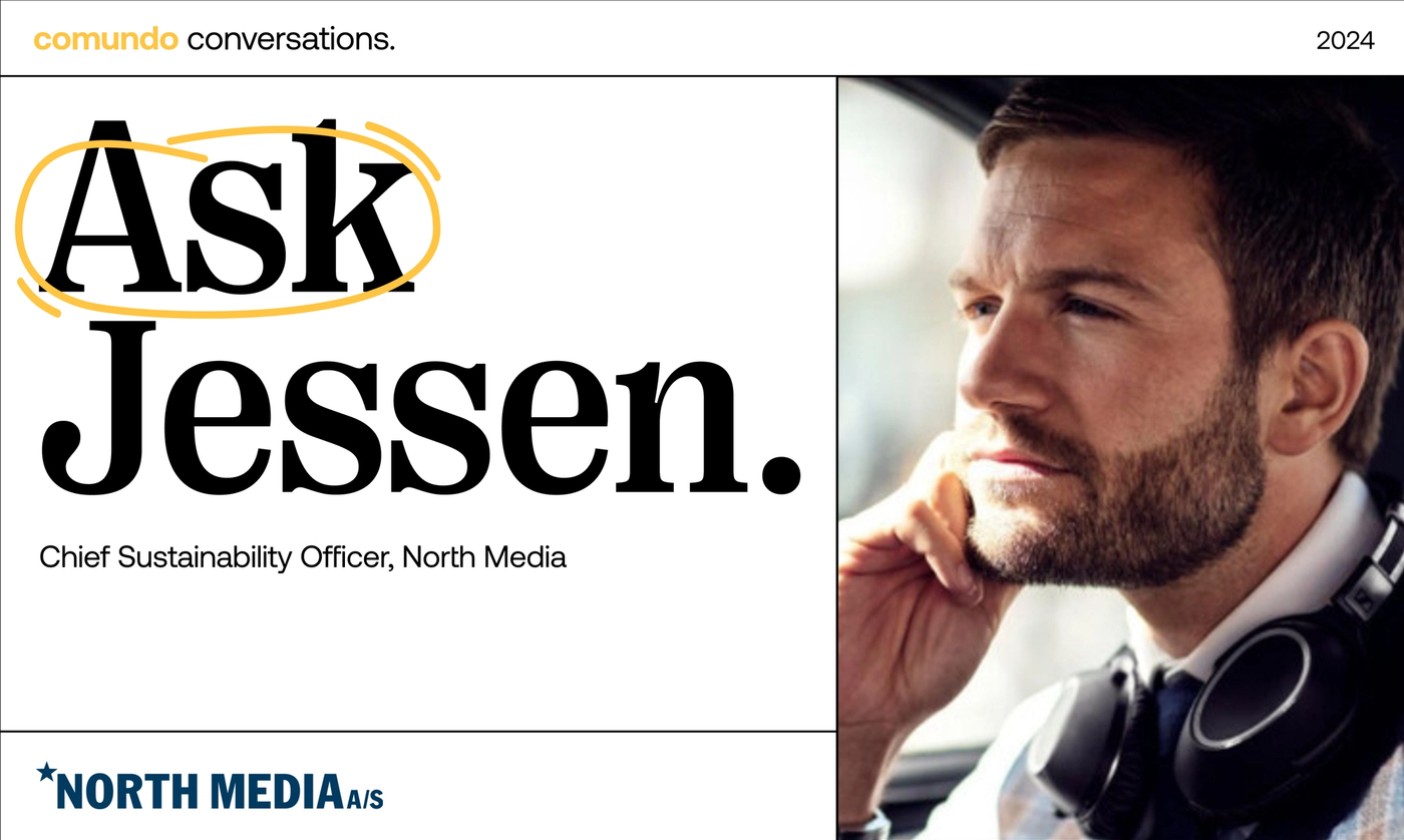 This comundo blog post features a header image of a headshot of Ask Jessen. Alongside the headshot is his name in large print.