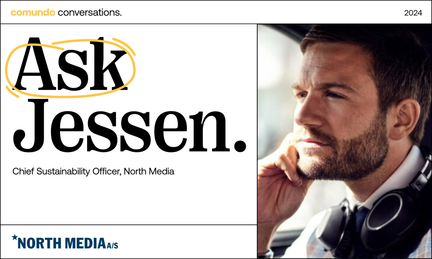 This comundo blog post features a header image of a headshot of Ask Jessen. Alongside the headshot is his name in large print.