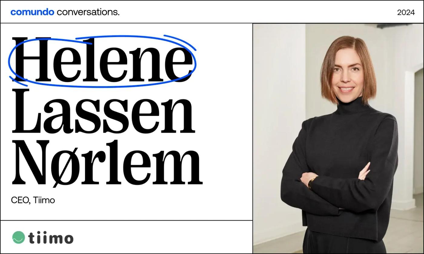 This comundo blog post features a header image showing a Helene Lassen Nørlem and her name in large print.