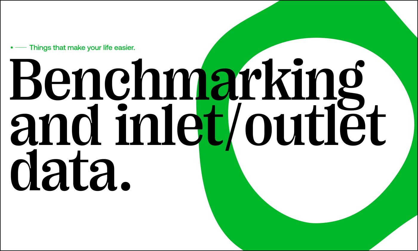 Quote: Benchmarking and inlet/outlet data