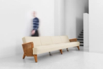 A four-seater sofa designed by Pulitzer-Finali, comissioned by Gio Ponti for one of his yacht designs.