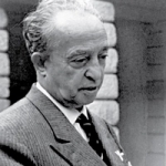 Portrait of the designer, architect and artist Tomaso Buzzi