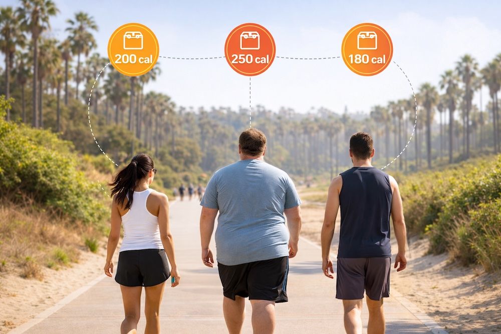 Calories Burned Walking by Weight: How Body Weight Affects Calorie Burn