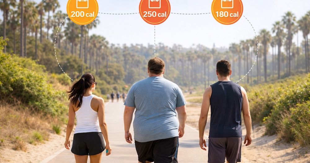 Calories Burned Walking by Weight: How Body Weight Affects Calorie Burn