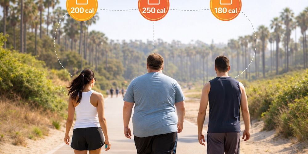 Calories Burned Walking by Weight: How Body Weight Affects Calorie Burn
